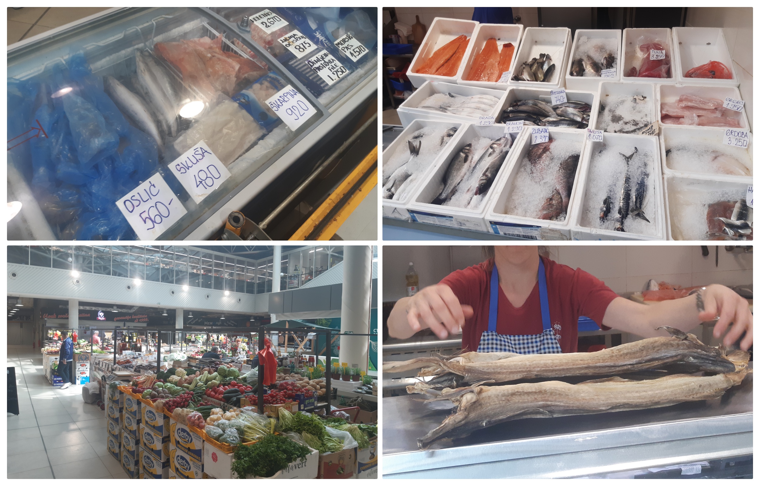 beograd 19.04.2022 pijaca cene ribe riba