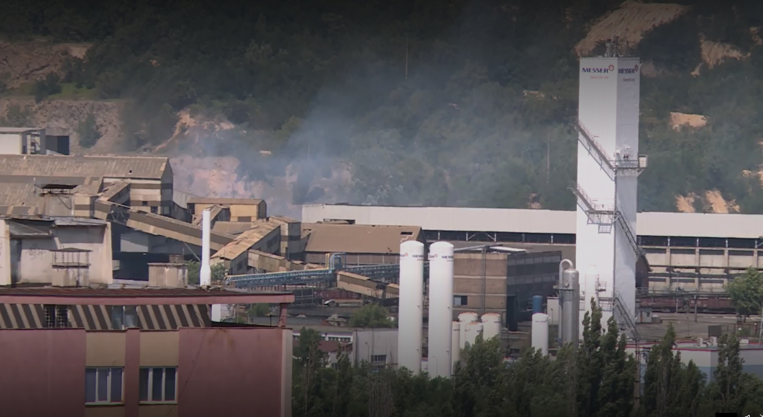 bor, zagađenje, fabrika, dimnjaci, dimnjak, bor grad