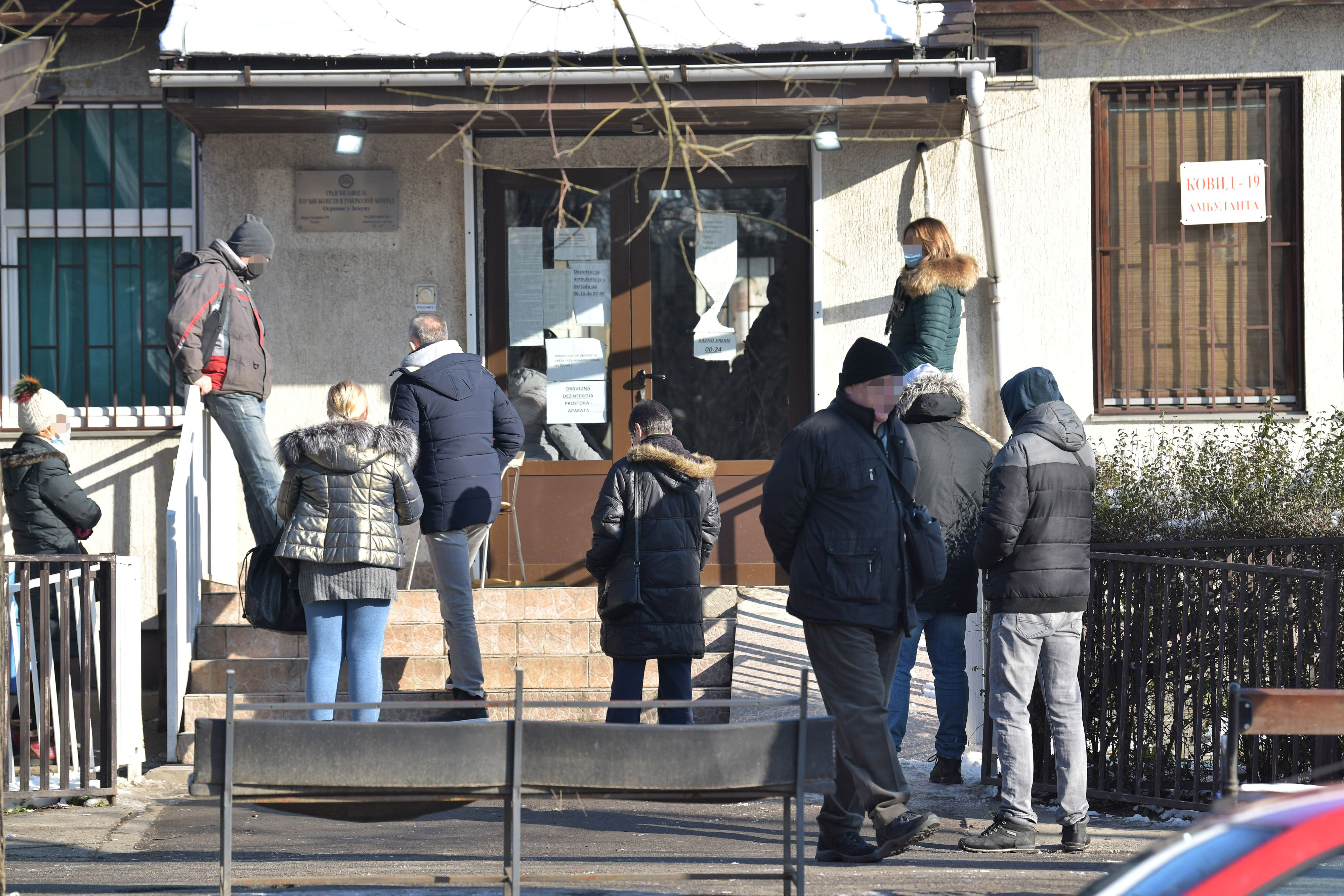 Beograd 24. januar 2022. Zemun Kovid ambulanta Foto:Goran Srdanov/Nova.rs