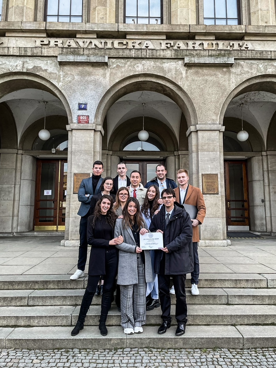 studenti Pravnog fakulteta u Beogradu na takmičenju u Beču