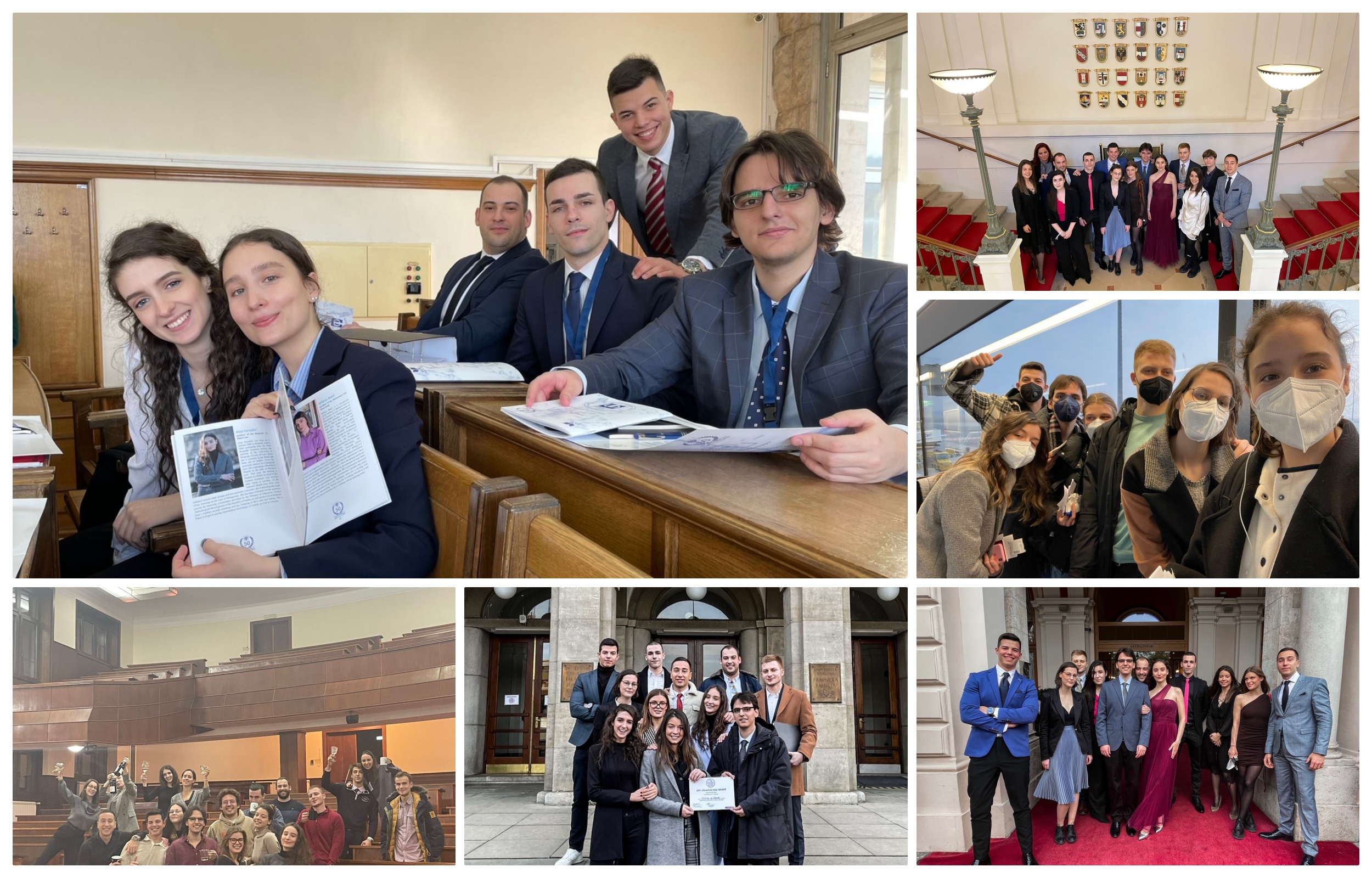 studenti Pravnog fakulteta u Beogradu na takmičenju u Beču