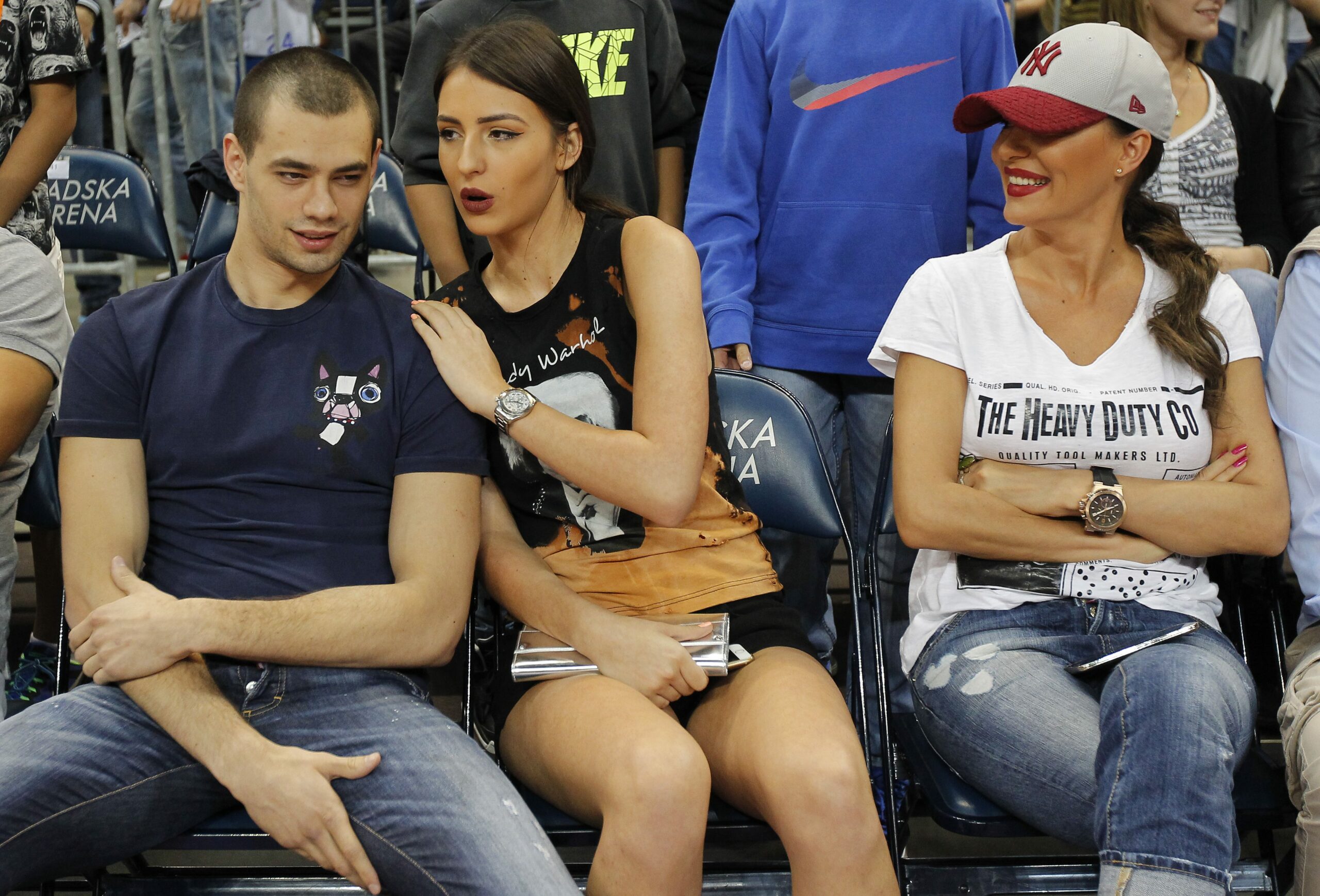 Kosarka 
Beobasket 20 godina
Svetlana Ceca Raznatovic (R) with Anastasija Raznatovic and Kostadin Terzic
Beograd, 28.06.2015.
foto: Srdjan Stevanovic/Starsportphoto©