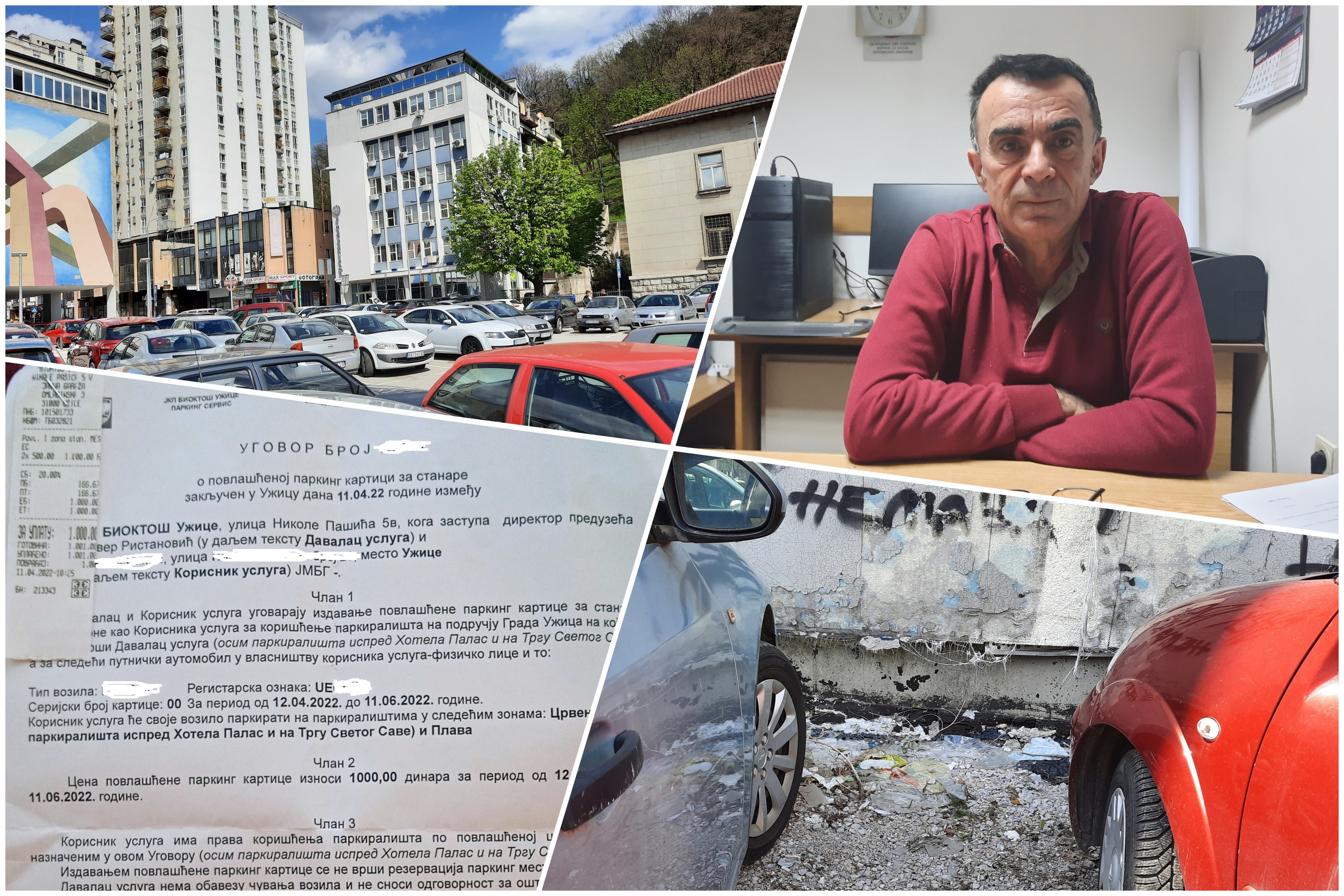 Užice 06.05.2022. Užički parking servis, ugovor, parkiranje, parking mesta Foto: Slavica Panić/Nova.rs