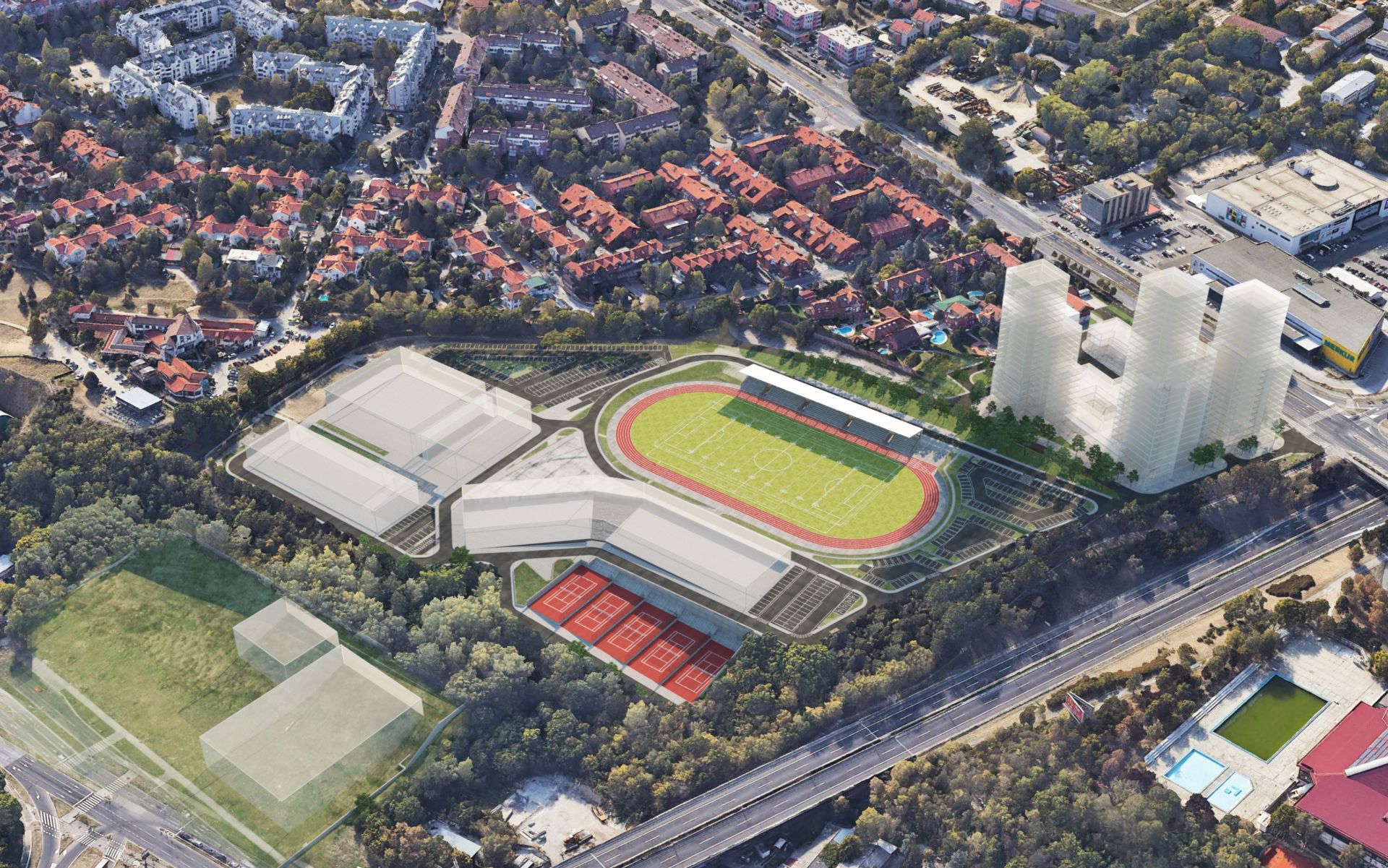 Bežanijska kosa,novi projekat, gradnja, Na Bežanijskoj kosi planiran kompleks sa kulom do 120 metara