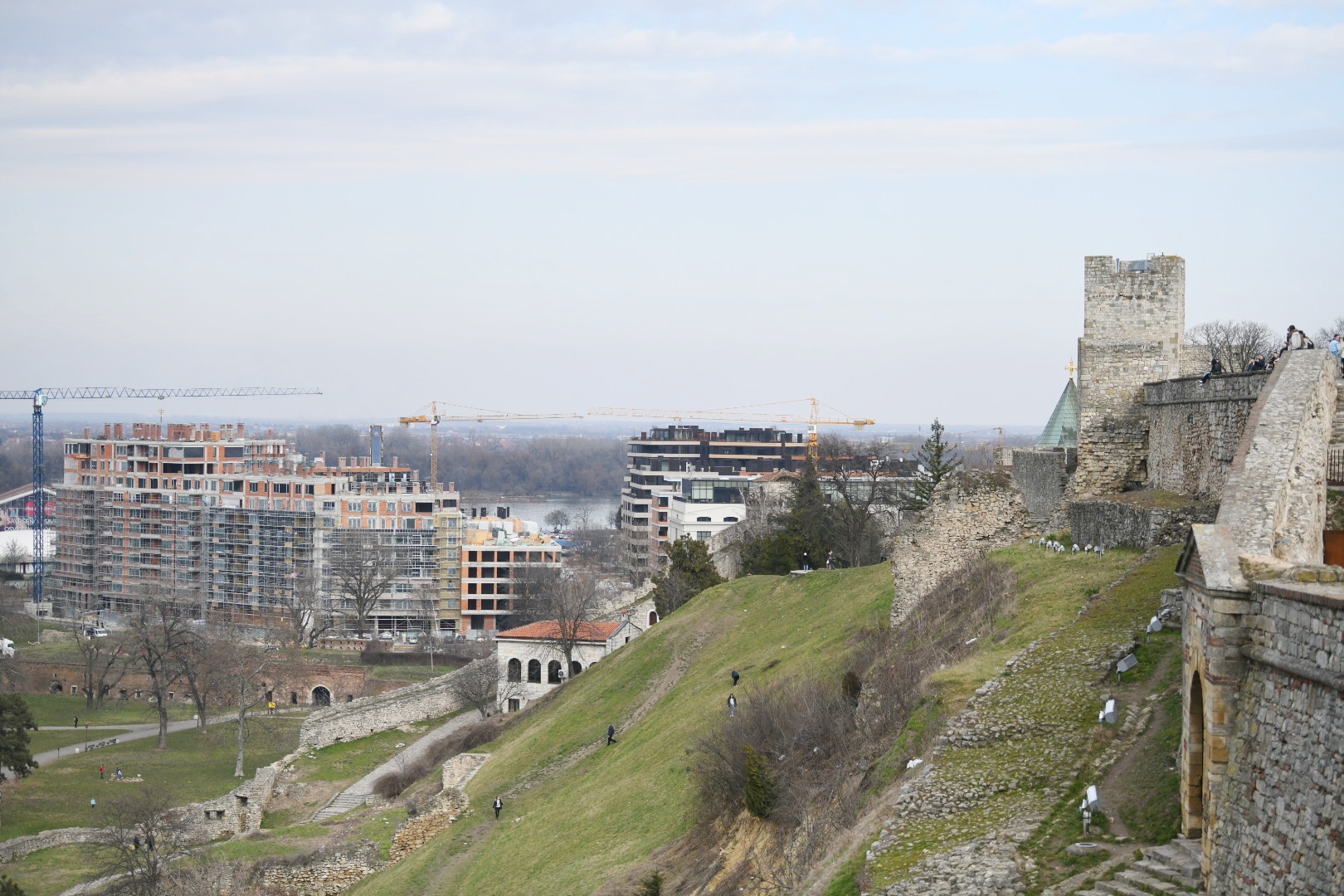 Beograd 14. februar 2022. Beogradska tvrdjava Kalemegdan Beograd ba vodi  K distrikt k district Foto:Vesna Lalić/Nova.rs