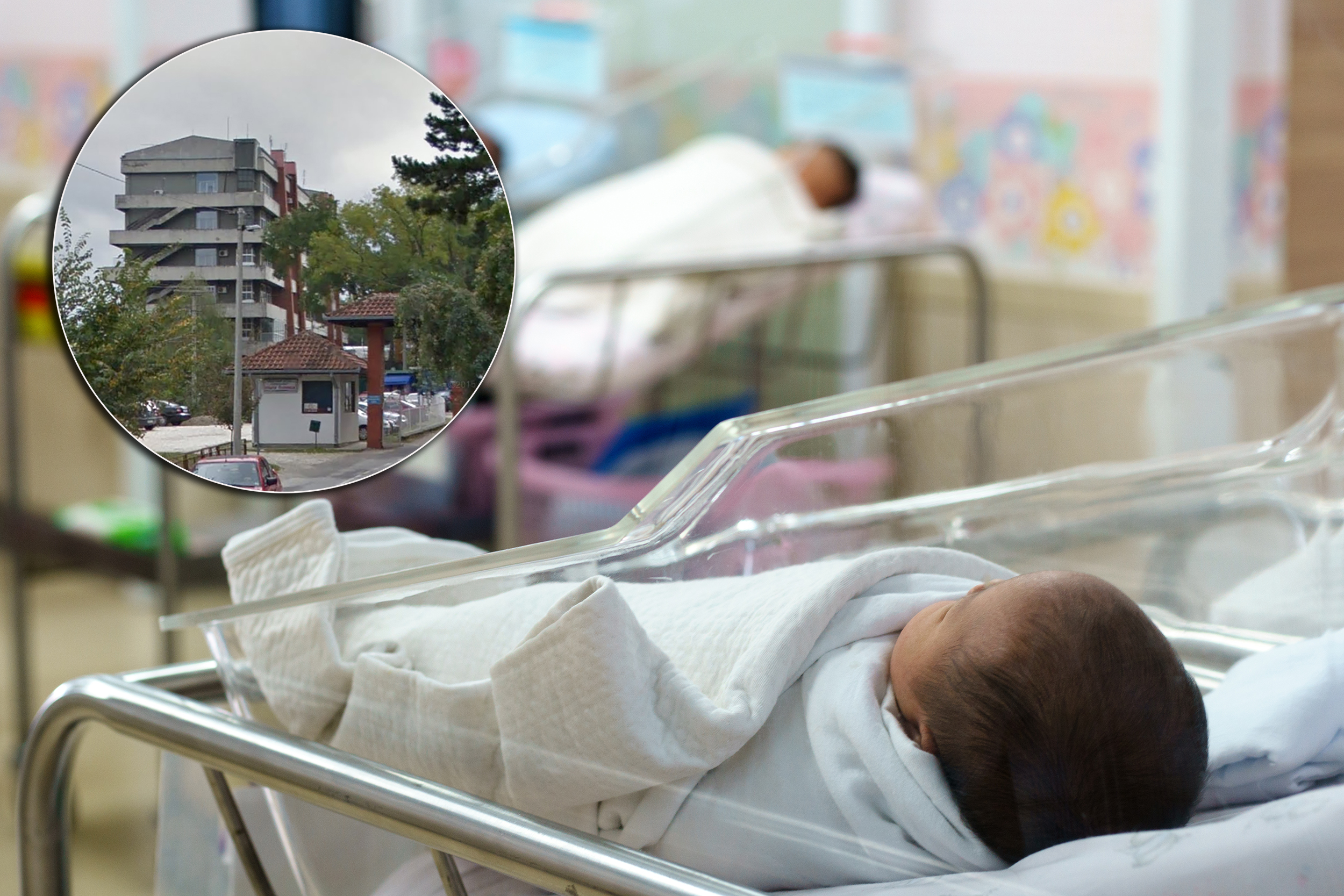newborn baby  in hospital  aranđelovac opšta bolnica porodilište   Porodilište u Aranđelovcu