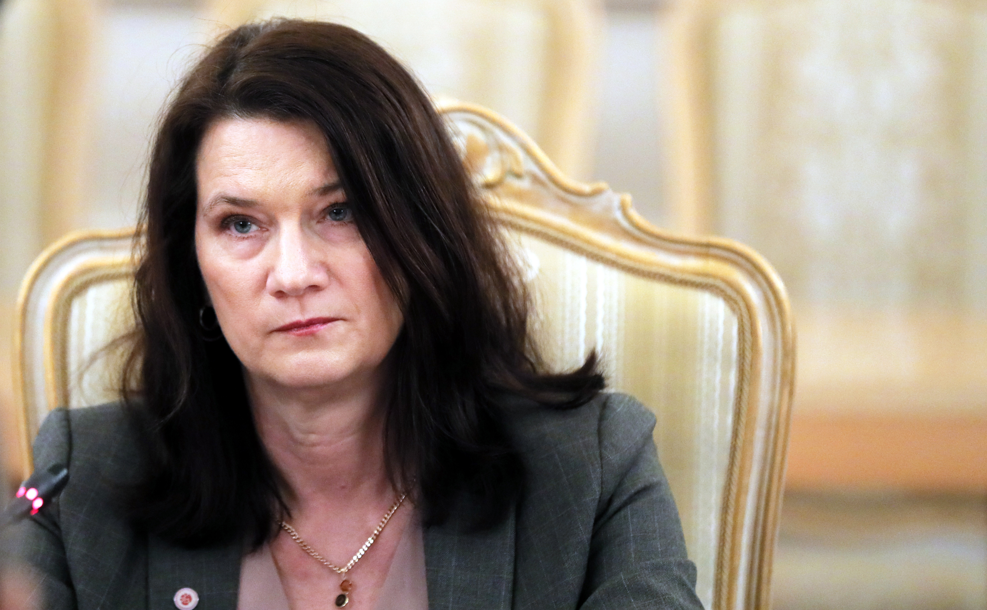 Swedish Foreign Minister Ann Linde in Moscow