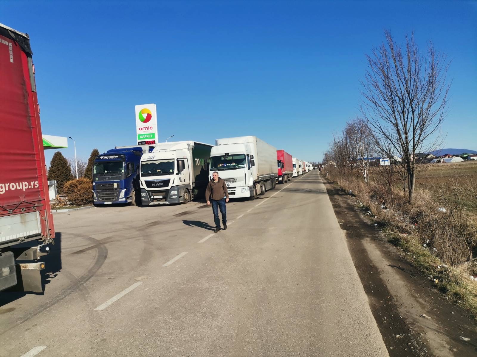 Kijev, Ukrajina, granica, kamioni, problem srba zaustavljenih na ukrajinskim granicama Foto: Marko Jovanović/Privatna arhiva