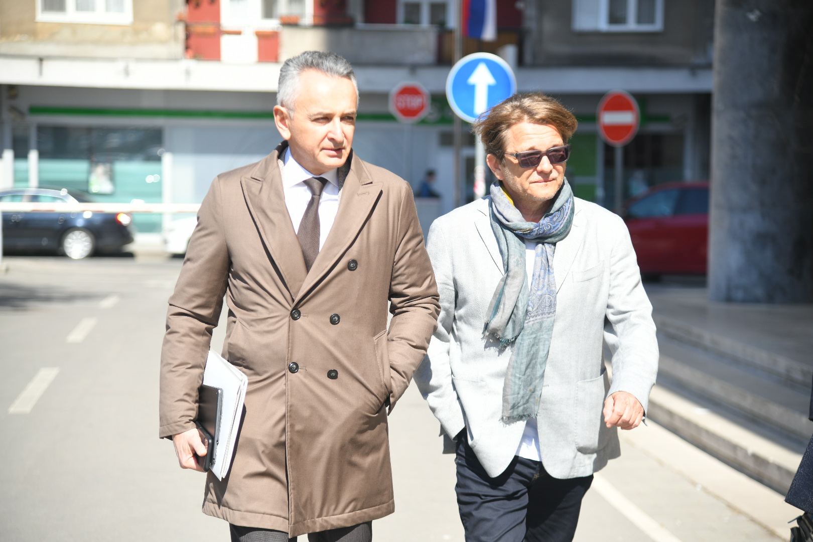 Beogead 24.03.2022. Suđenje za sukob Dragan Bjelogrlić i Predrag Gaga Antonijević, Prvi osnovni sud Beograd, Niški advokat Milan Petrović