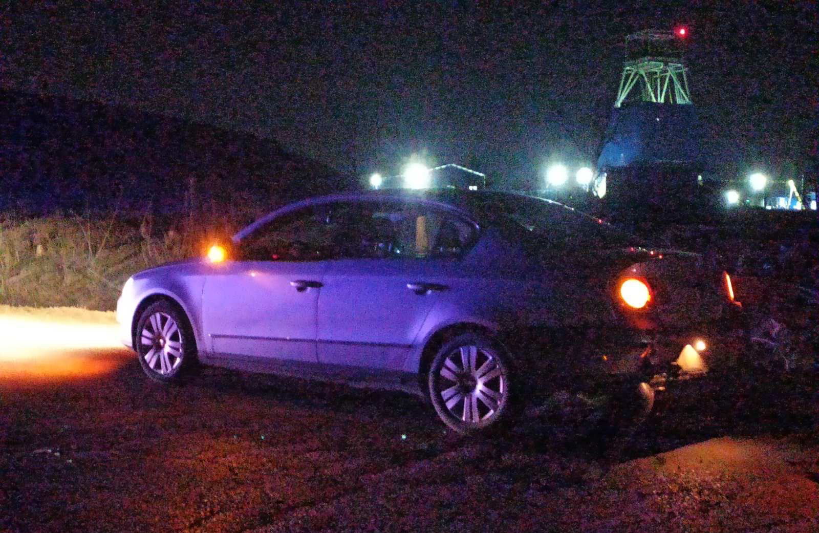 Bor saobracajna nesreca na putu Bora Zajecar, automobil sleteo sa puta, automobil u jarku