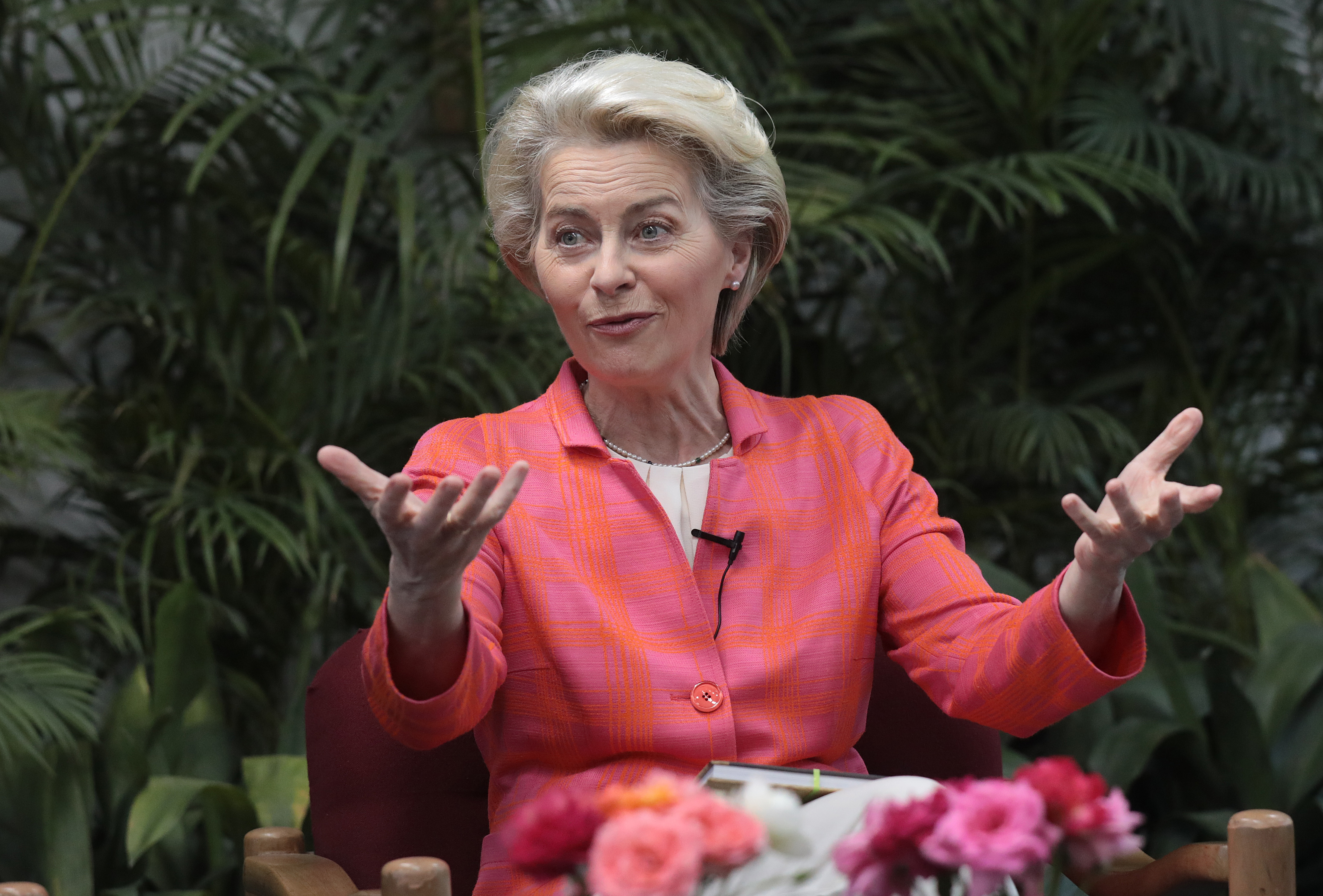 European Commission President Ursula von der Leyen visits India