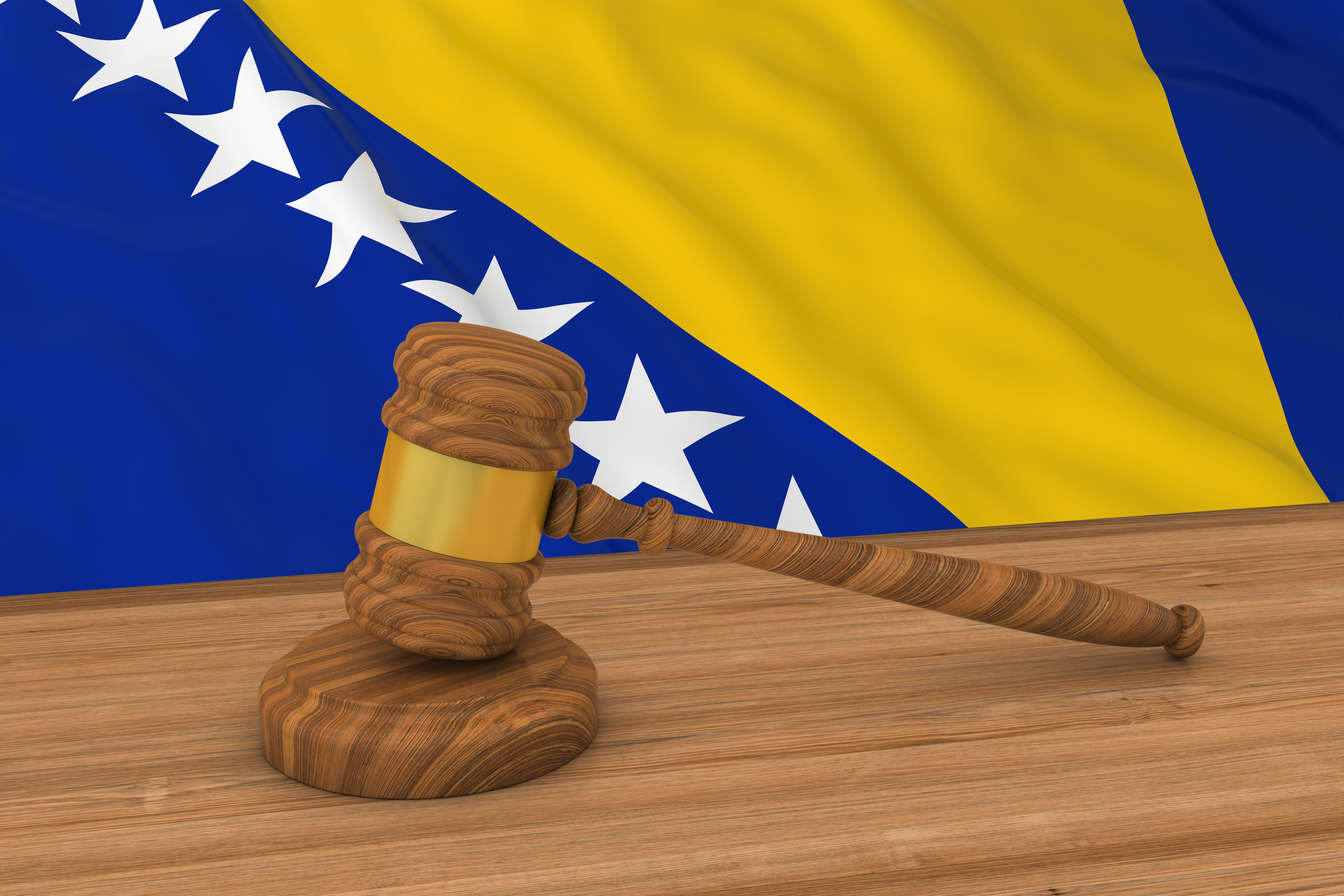 Bosna i Hercegovina, sud, zastava Foto: Shutterstock