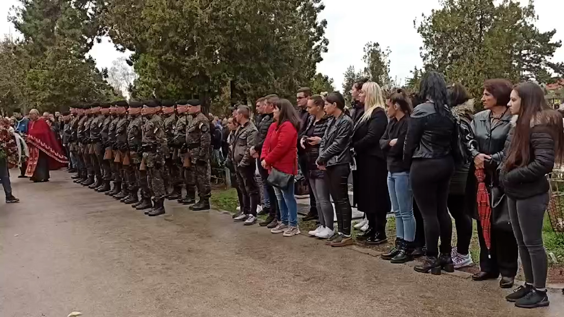 Sahrana ubijenog policajca Ivana Đurđevića u Zaječaru