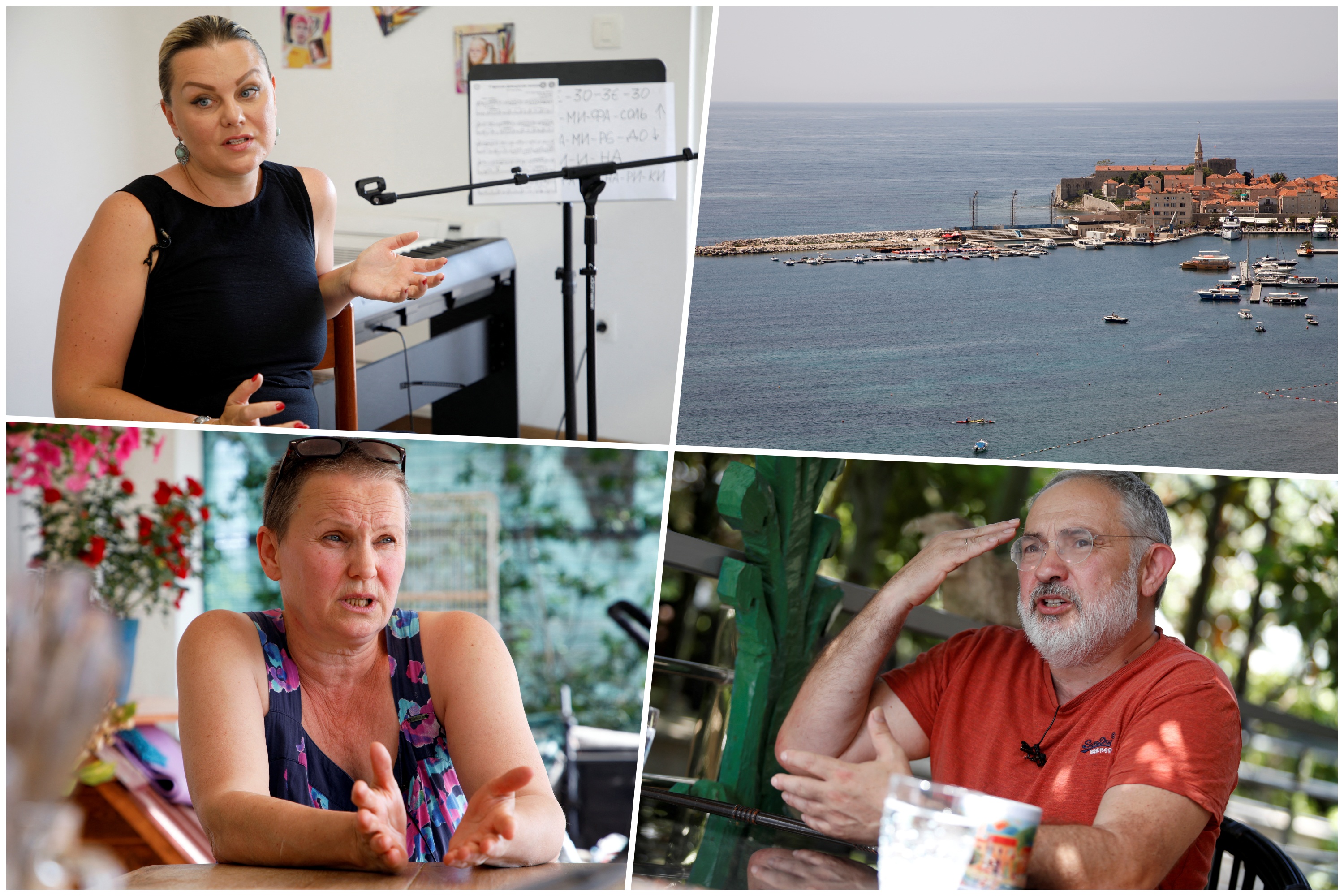 Crna Gora, Rusi, Ukrajinci, rat, utočište Foto: REUTERS/Stevo Vasiljevic