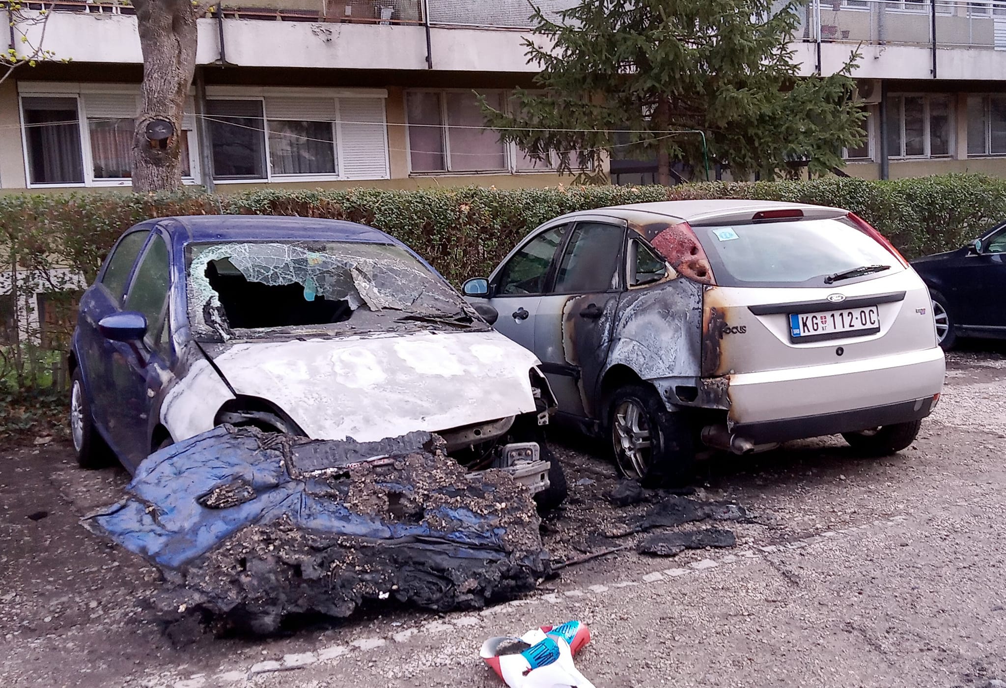Kragujevac, izgoreo automobil