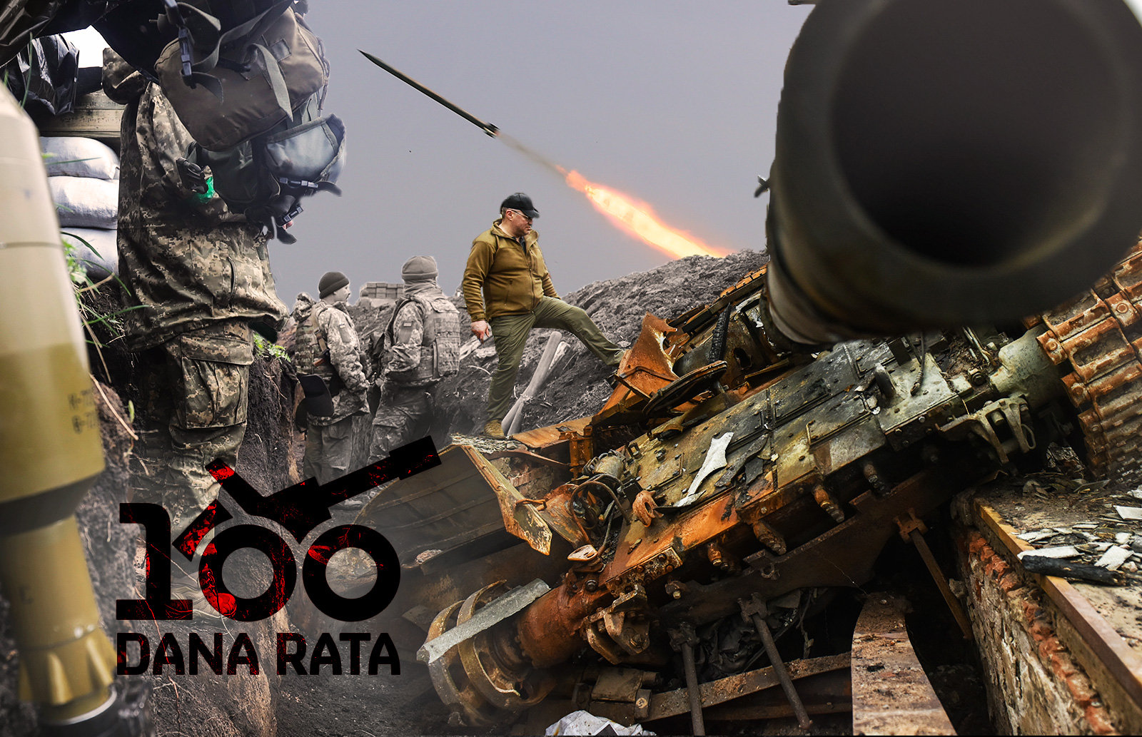 Ukrajina, Ukraine kombo, kolaž 100 dana rata