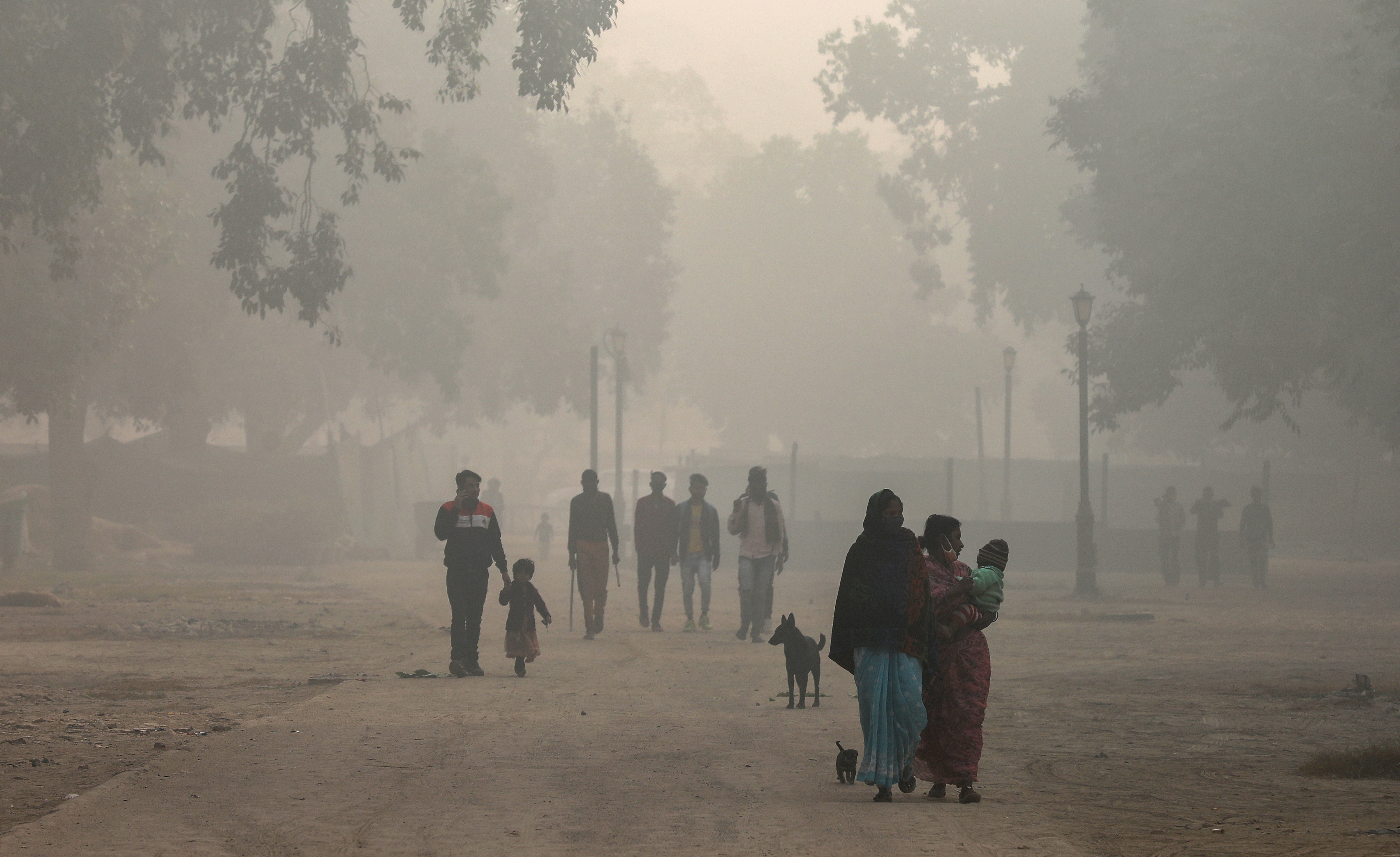 Zagađenje, Poor air quality in New Delhi