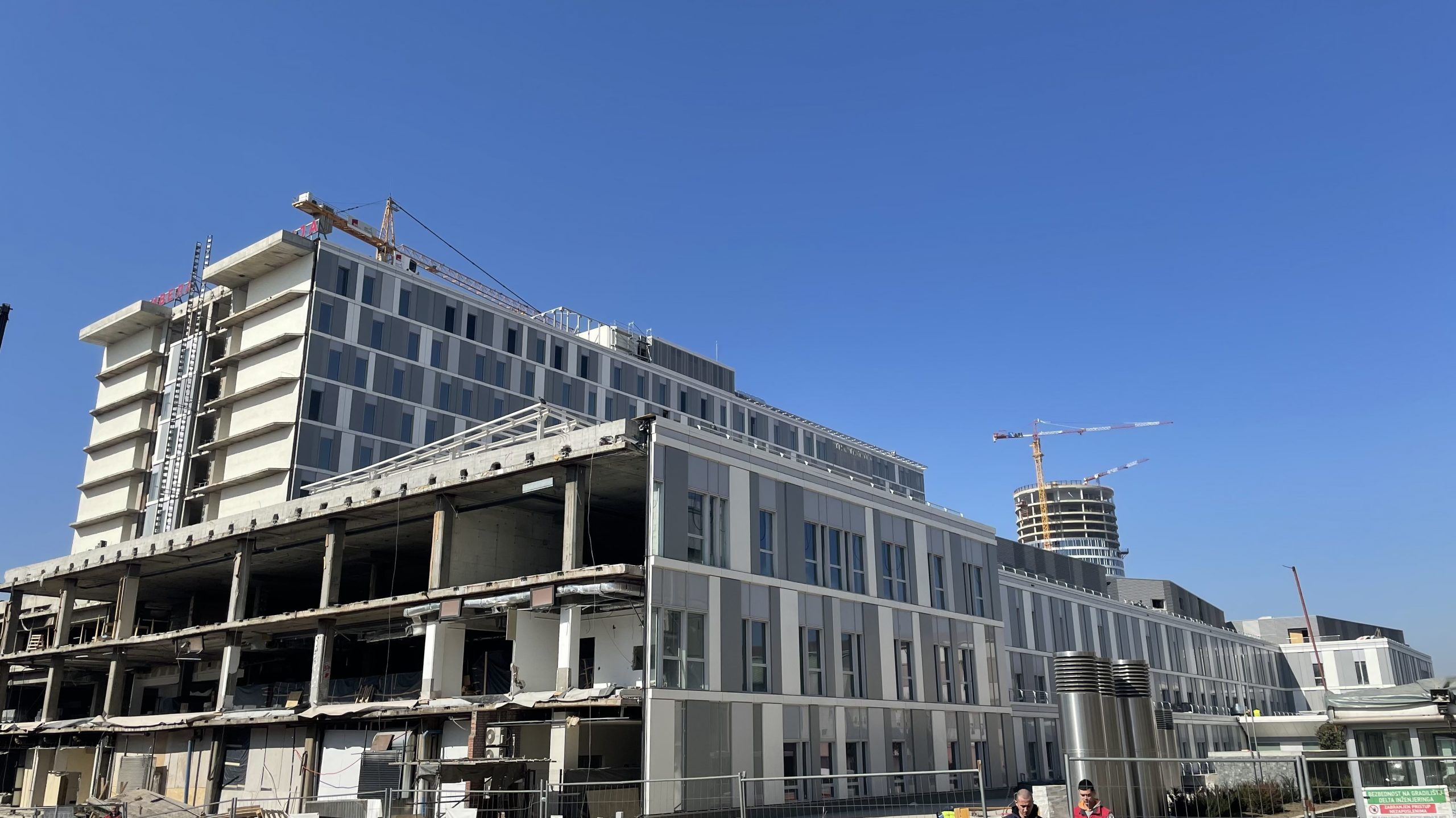 kcs, Klinički centar, gradilište