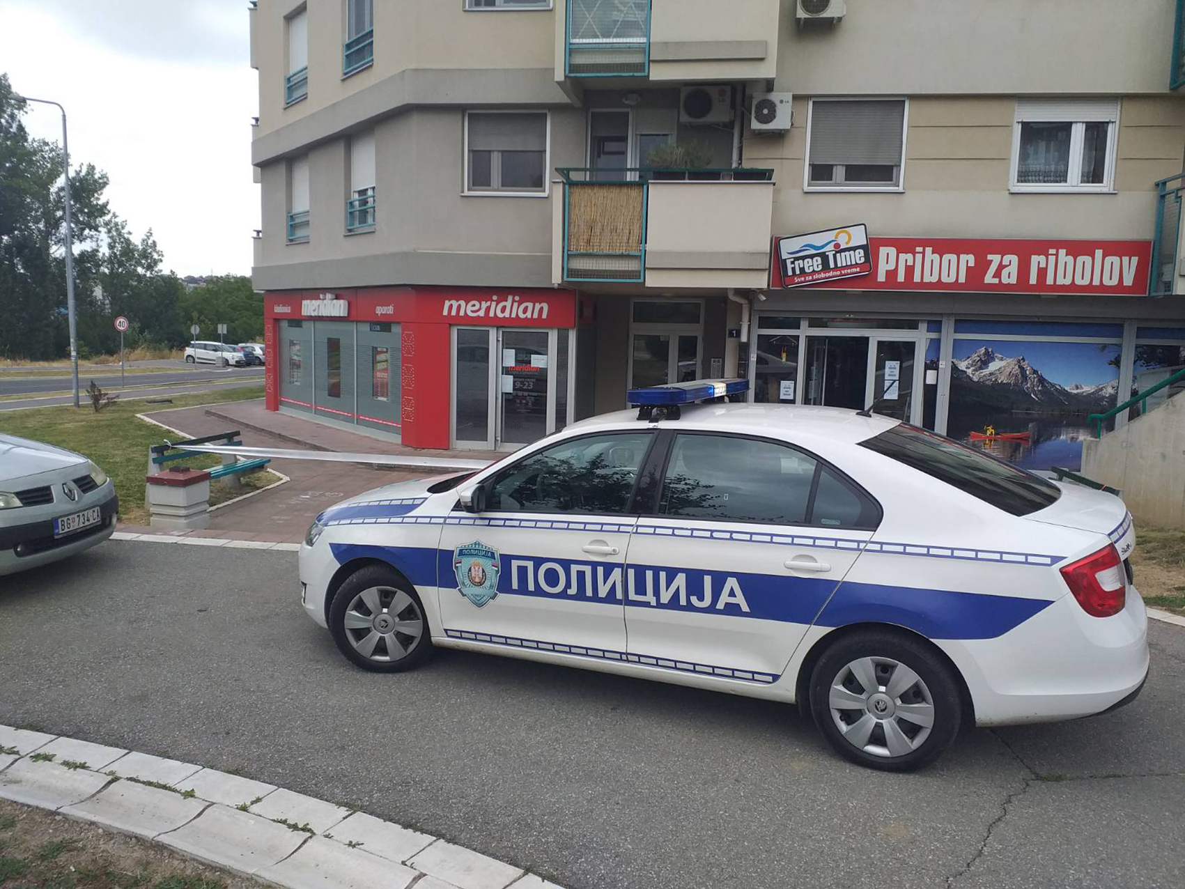 17 07 2020 pljacka kladionice meridian u naselju vojvode stepe