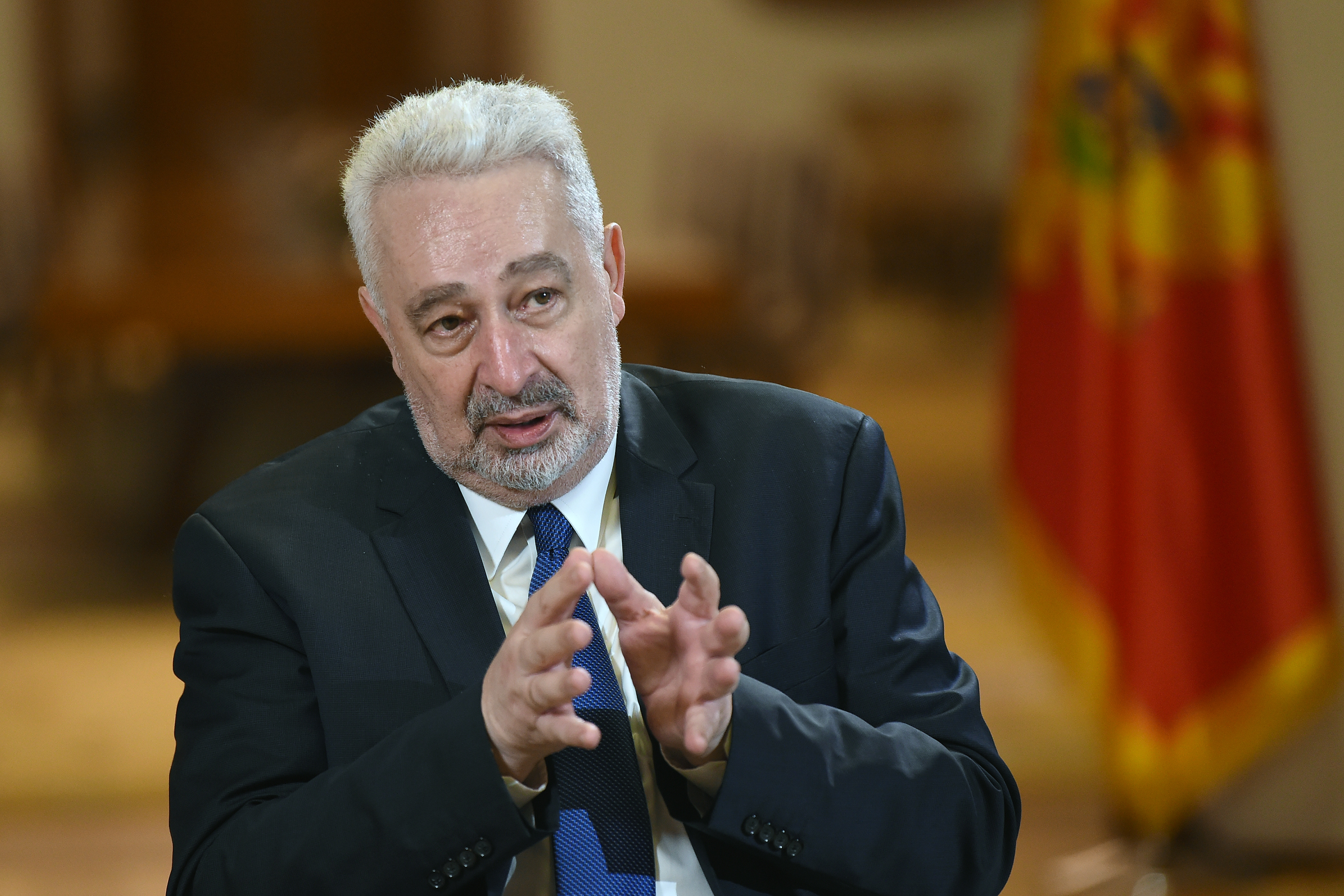 Beograd, 3. novembra 2021 - Intervju sa predsednikom Vlade Crne Gore Zdravkom Krivokapicem. FOTO TANJUG/ MILOS MILIVOJEVIC/bs