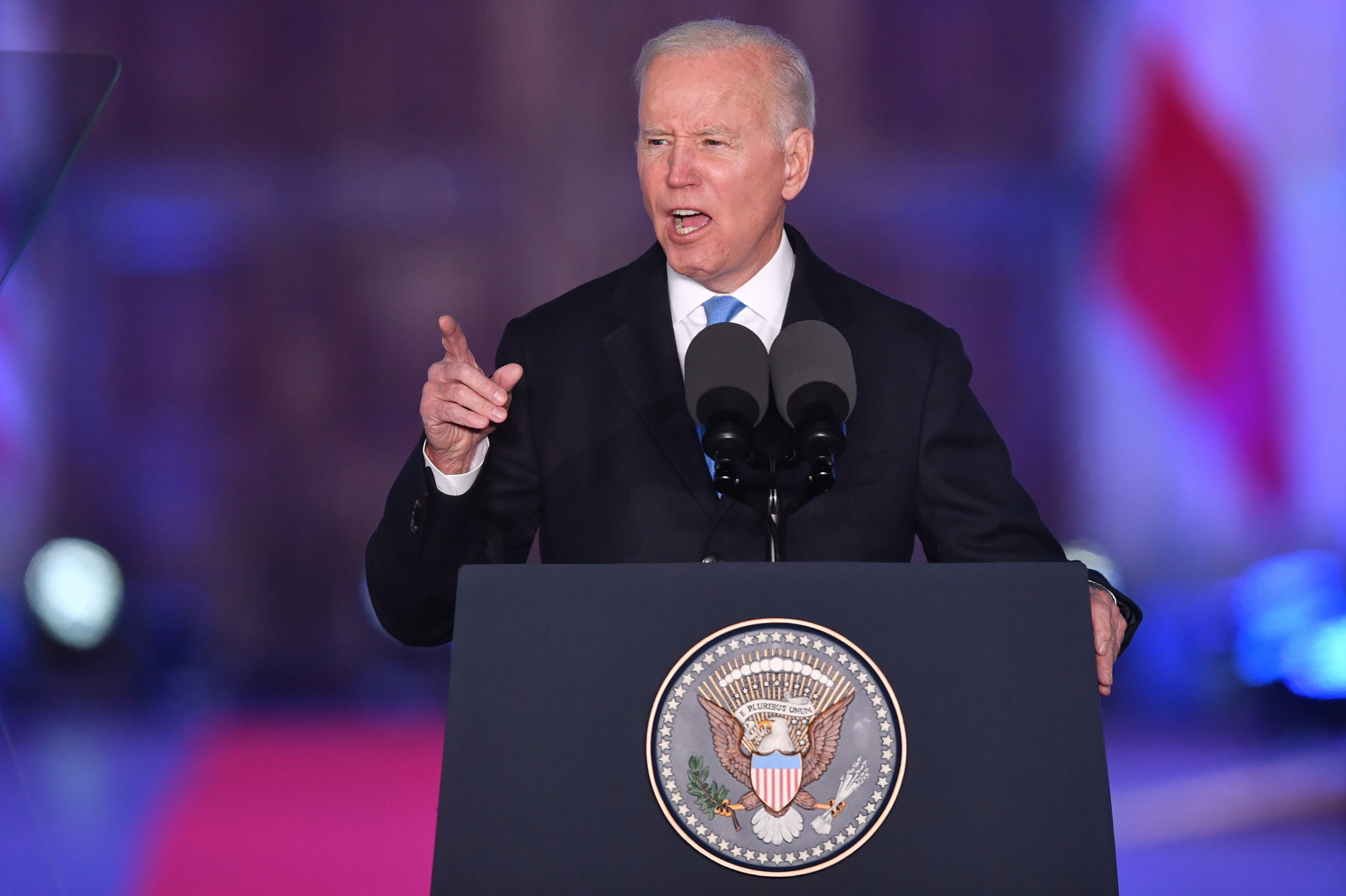 US president Joe Biden visits Poland
