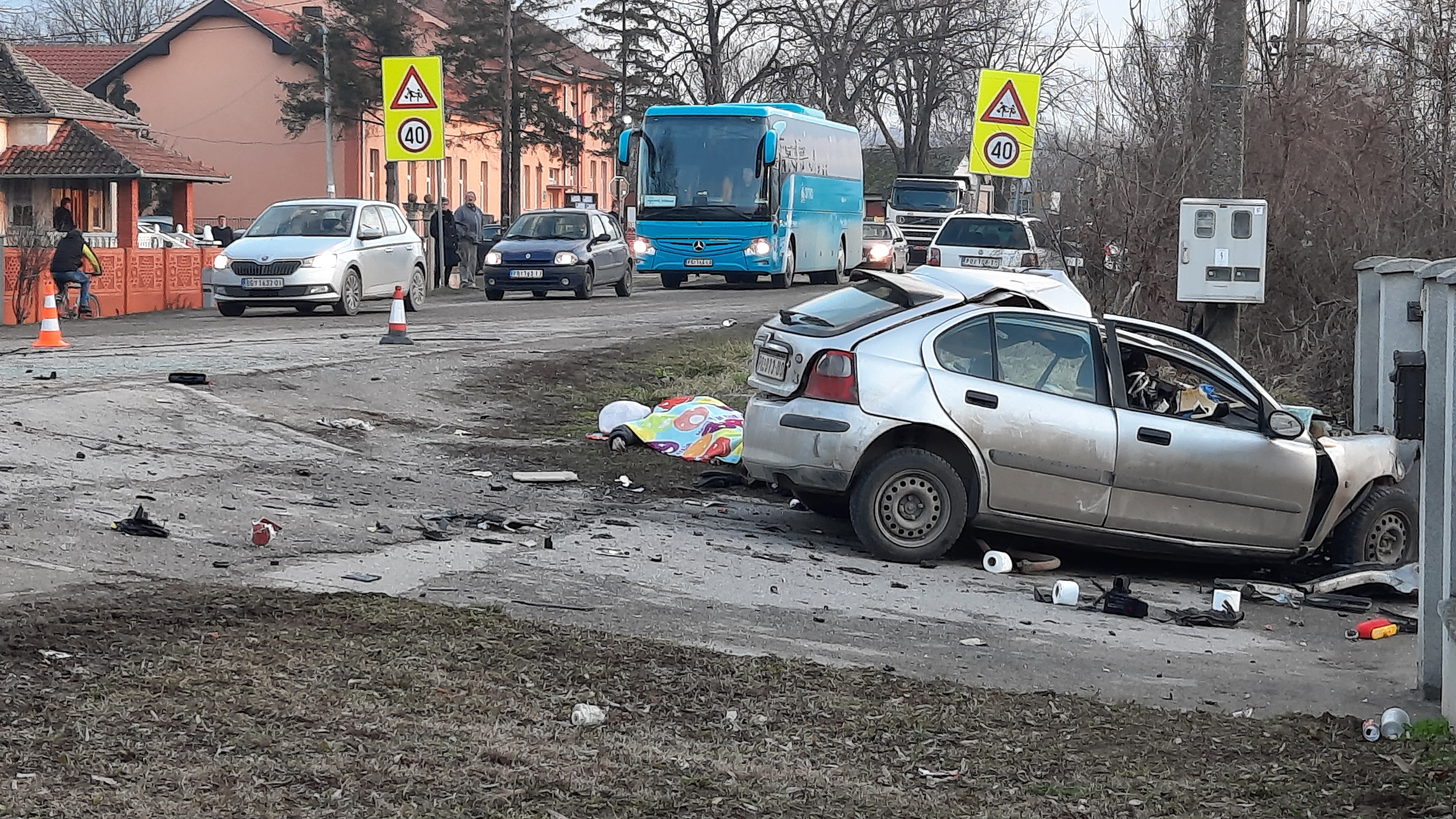 saobraćajna nesreća na putu Žabari Požarevac