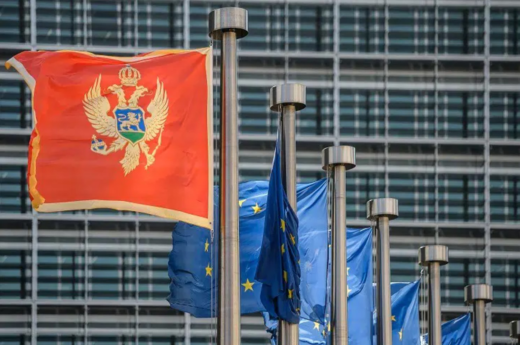 Crnogorska zastava, EU zastave