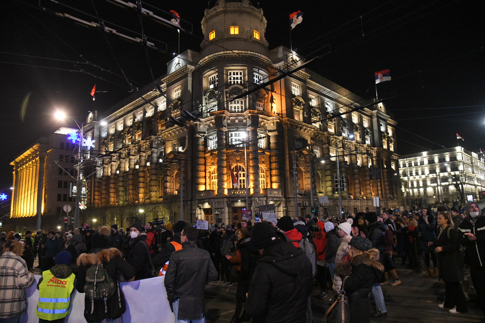 Beograd 30. januar 2022. Protest Eko straza protiv zagađenja vazduha, zagađenje Foto:Nemanja Jovanović/Nova.rs