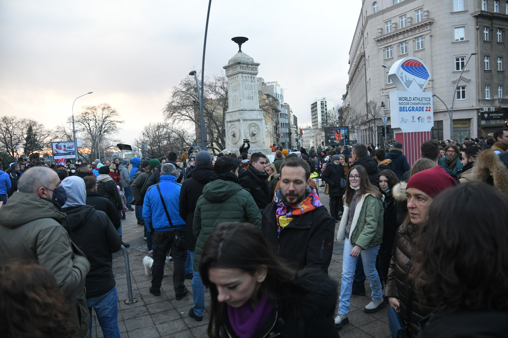 Beograd 30. januar 2022. Protest Eko straza Foto:Nemanja Jovanović/Nova.rs