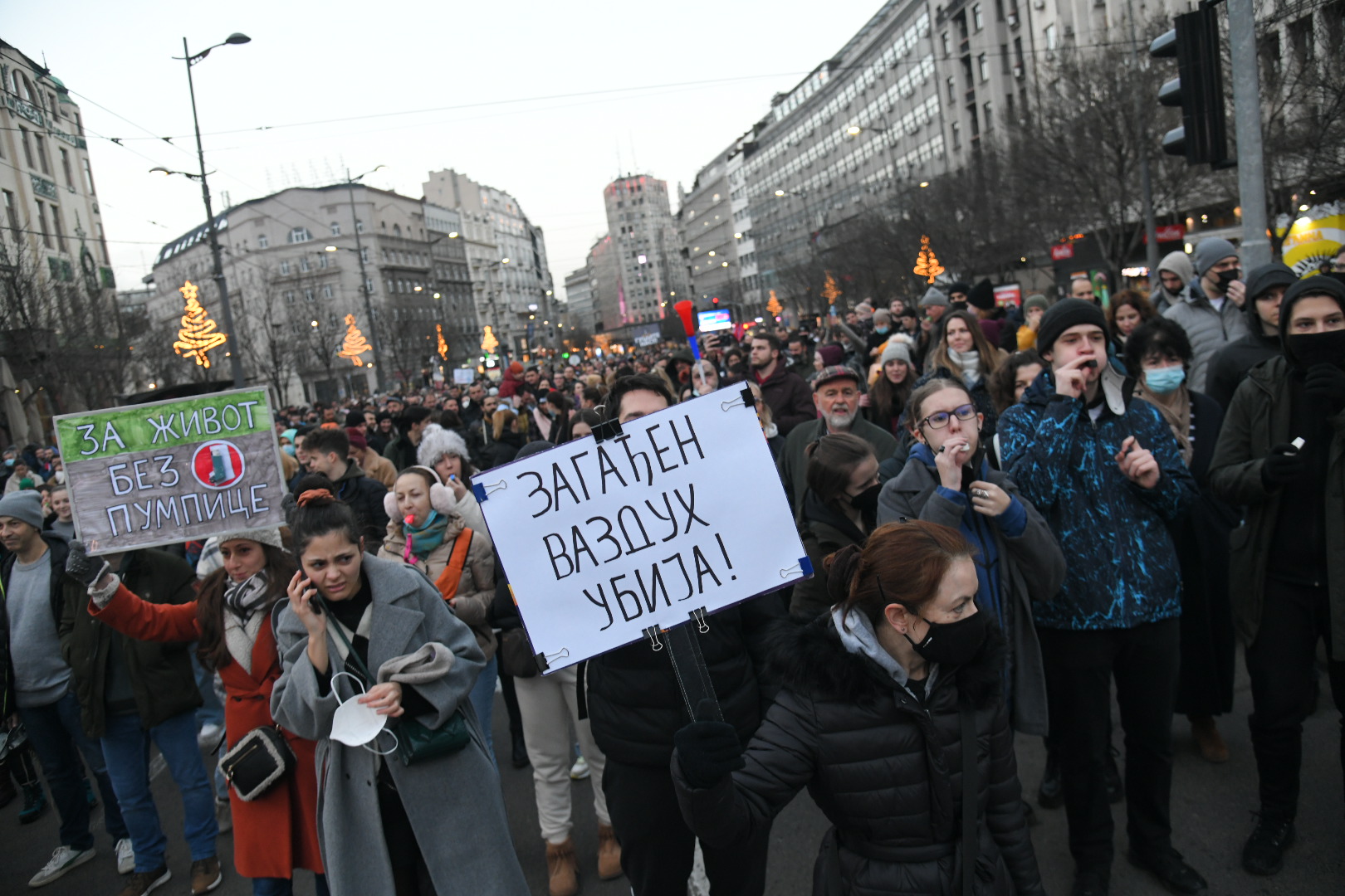 Beograd 30. januar 2022. Protest Eko straza Foto:Nemanja Jovanović/Nova.rs