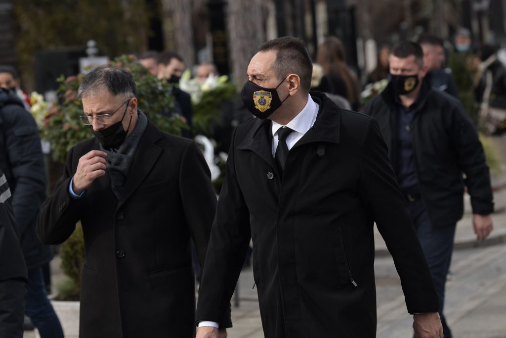 Beograd 31. januar 2022. Sahrana Ksenije Vucic na Novom groblju u Beogradu Foto:Goran Srdanov/Nova.rs