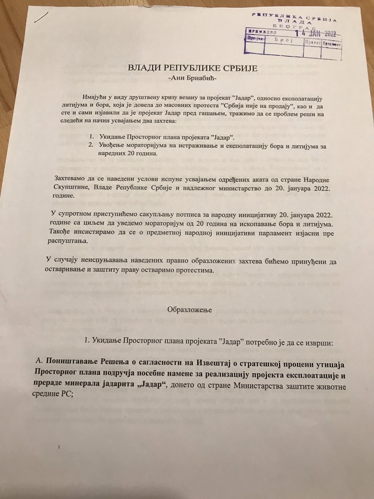 Izjava Sava Manojlovića, direktora kampanje Kreni - Promeni povodom izjave Ane Brnabić.