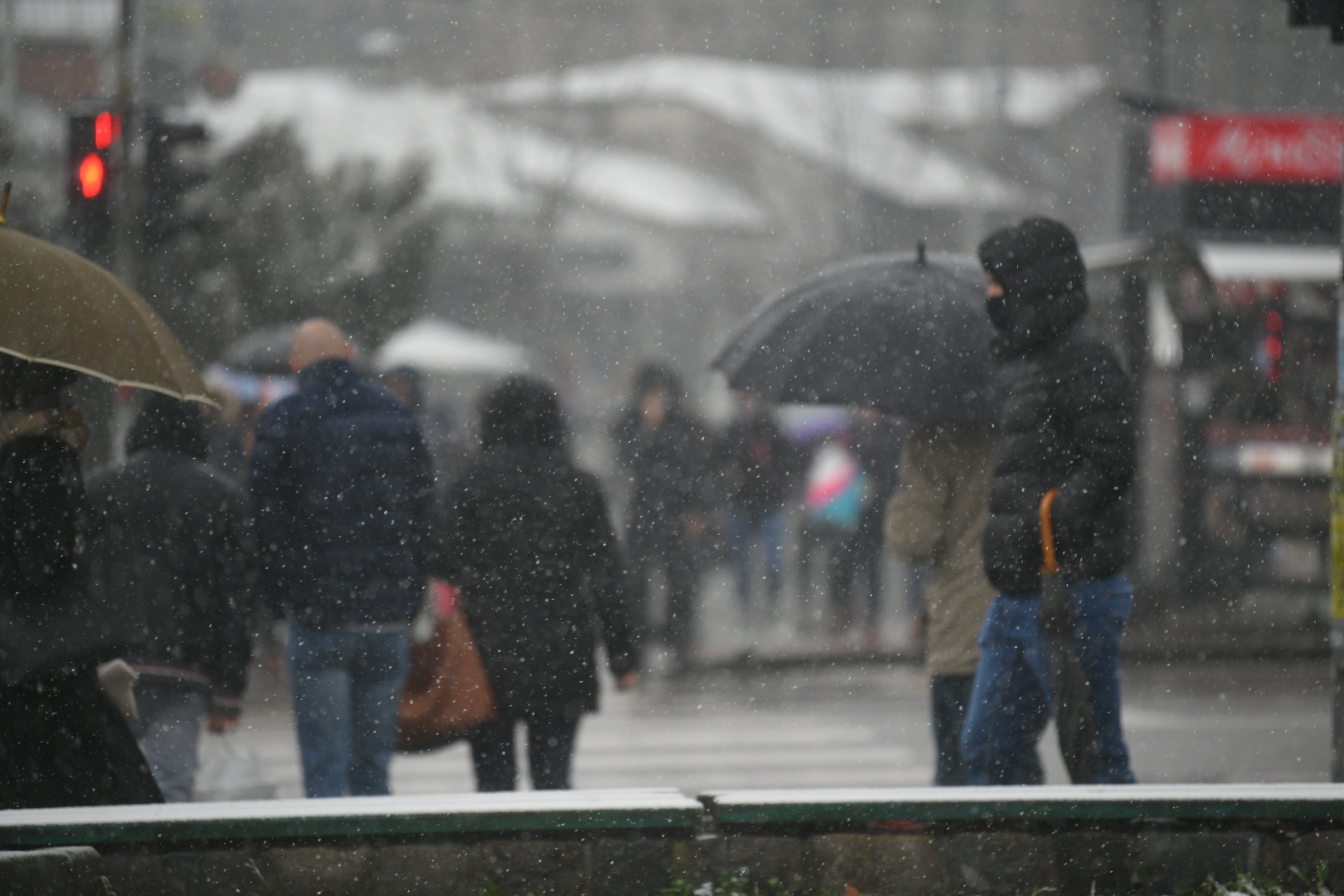 Beograd 11.02.2021. Sneg, vreme, susnezica, hladno