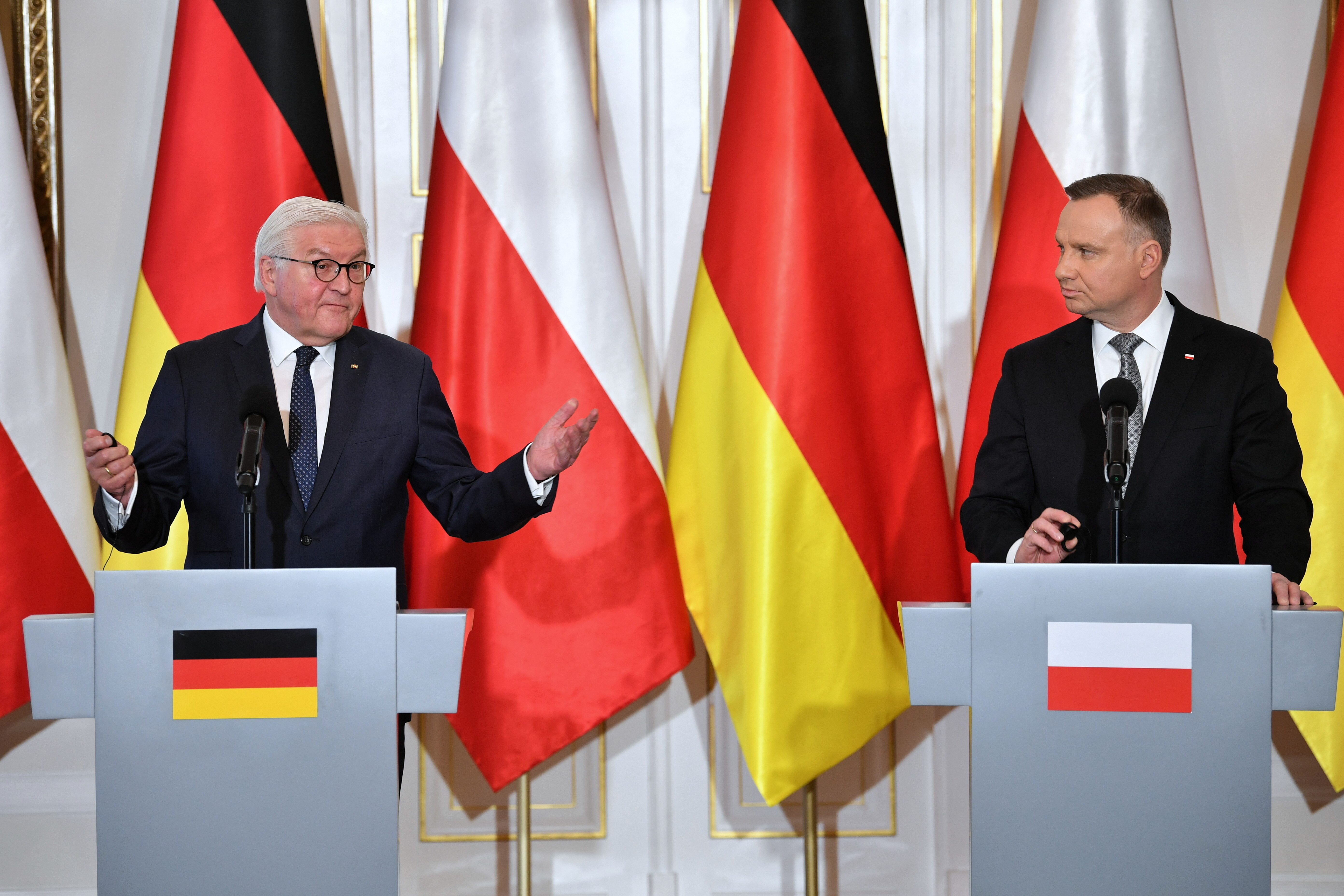 German President Frank-Walter Steinmeier visits Warsaw