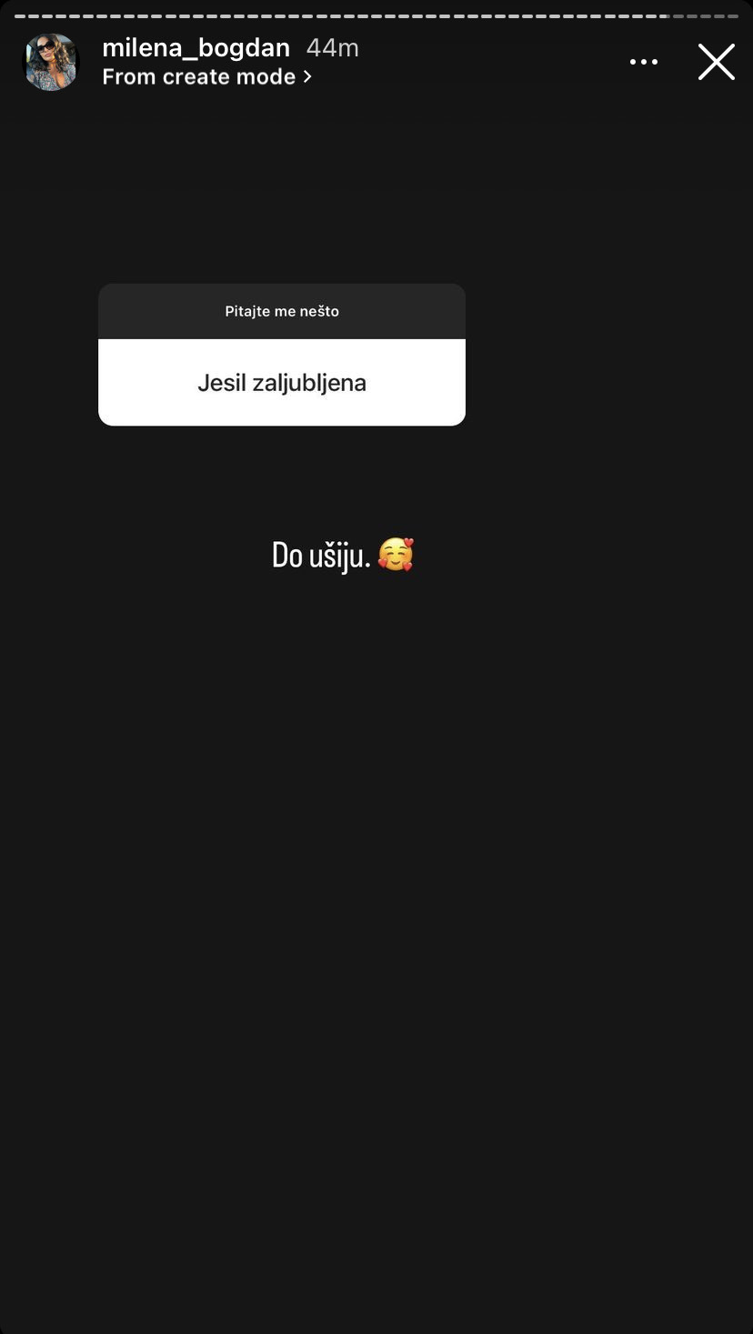 Milena Popović Foto: Instagram/milena_bogdan