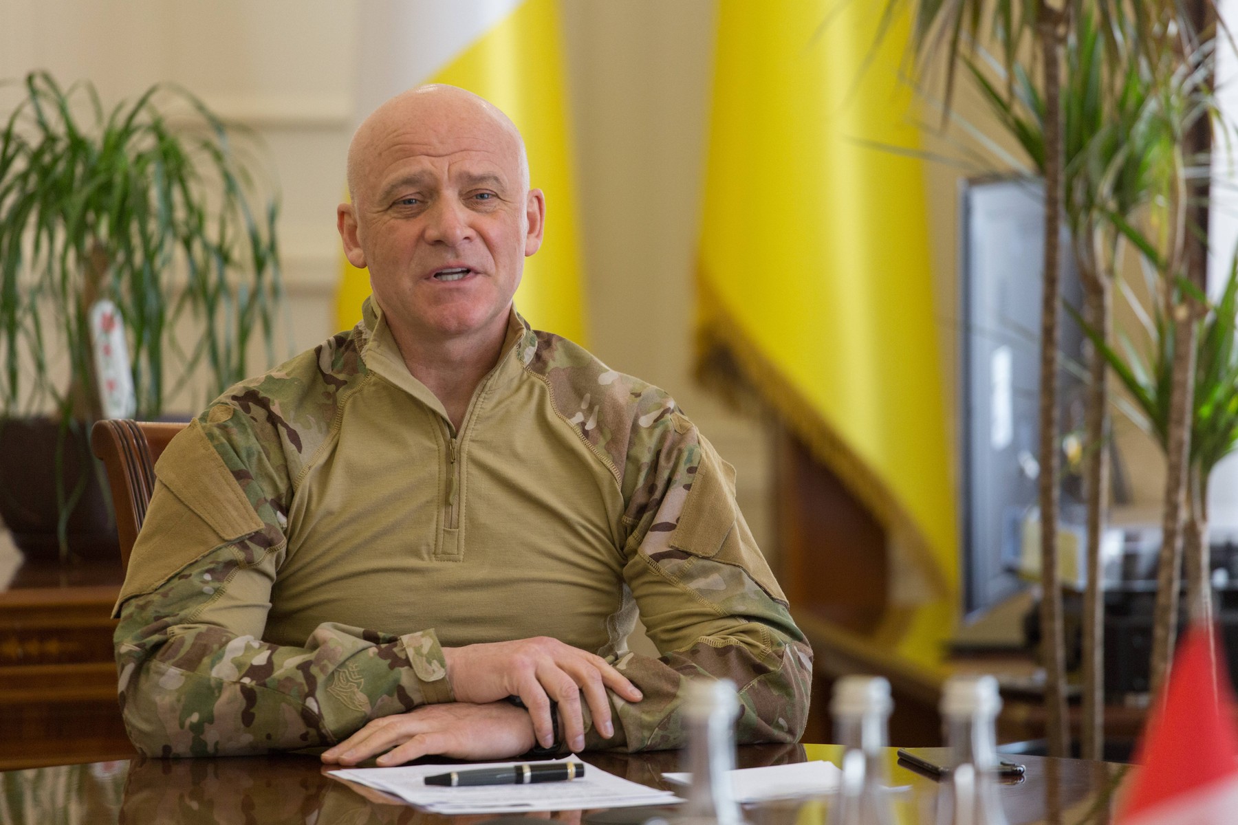 Ukraine Portrait of The mayor of Odesa Gennadiy Trukhanov