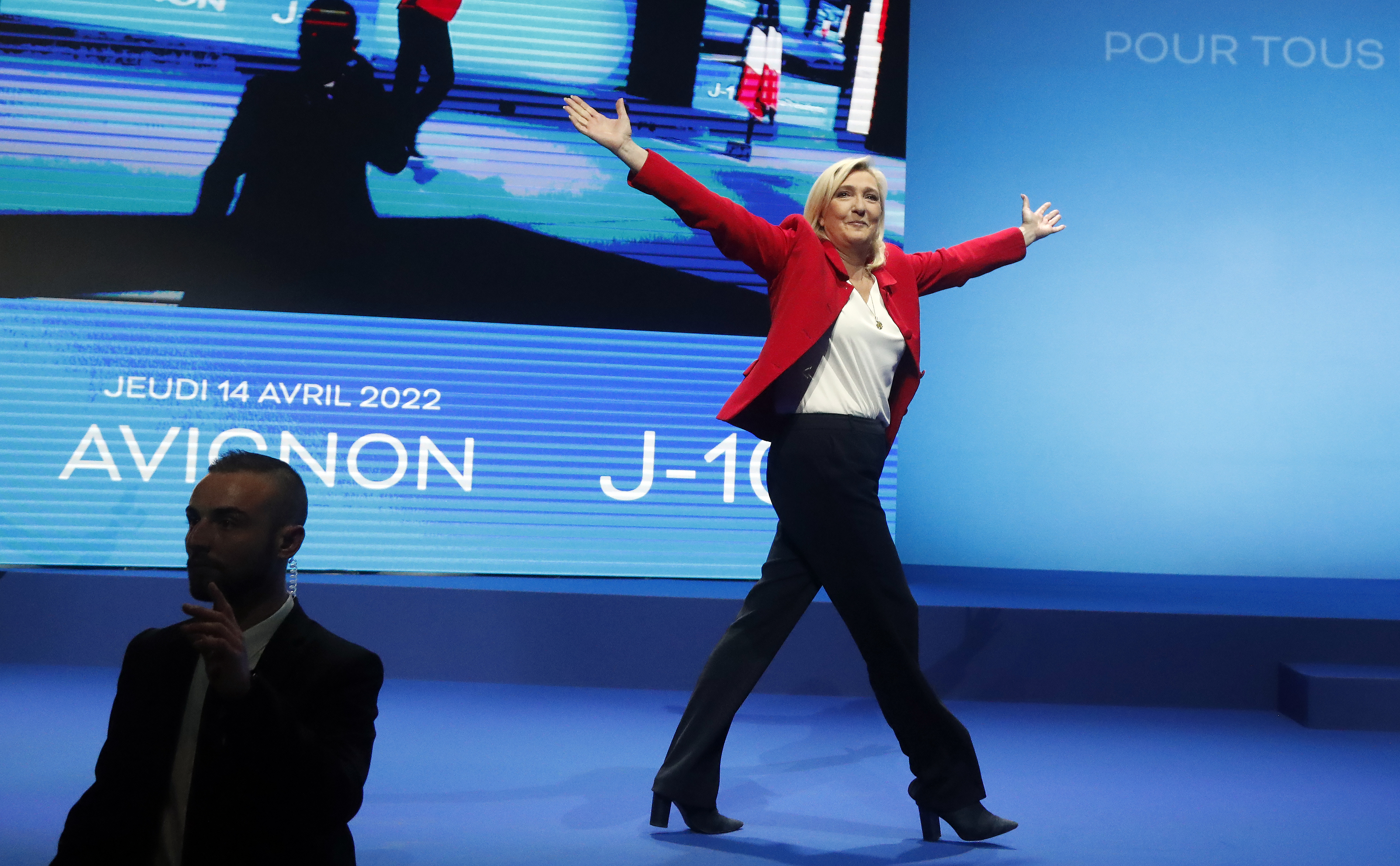 Presidential Election campaign in France - Marine Le Pen