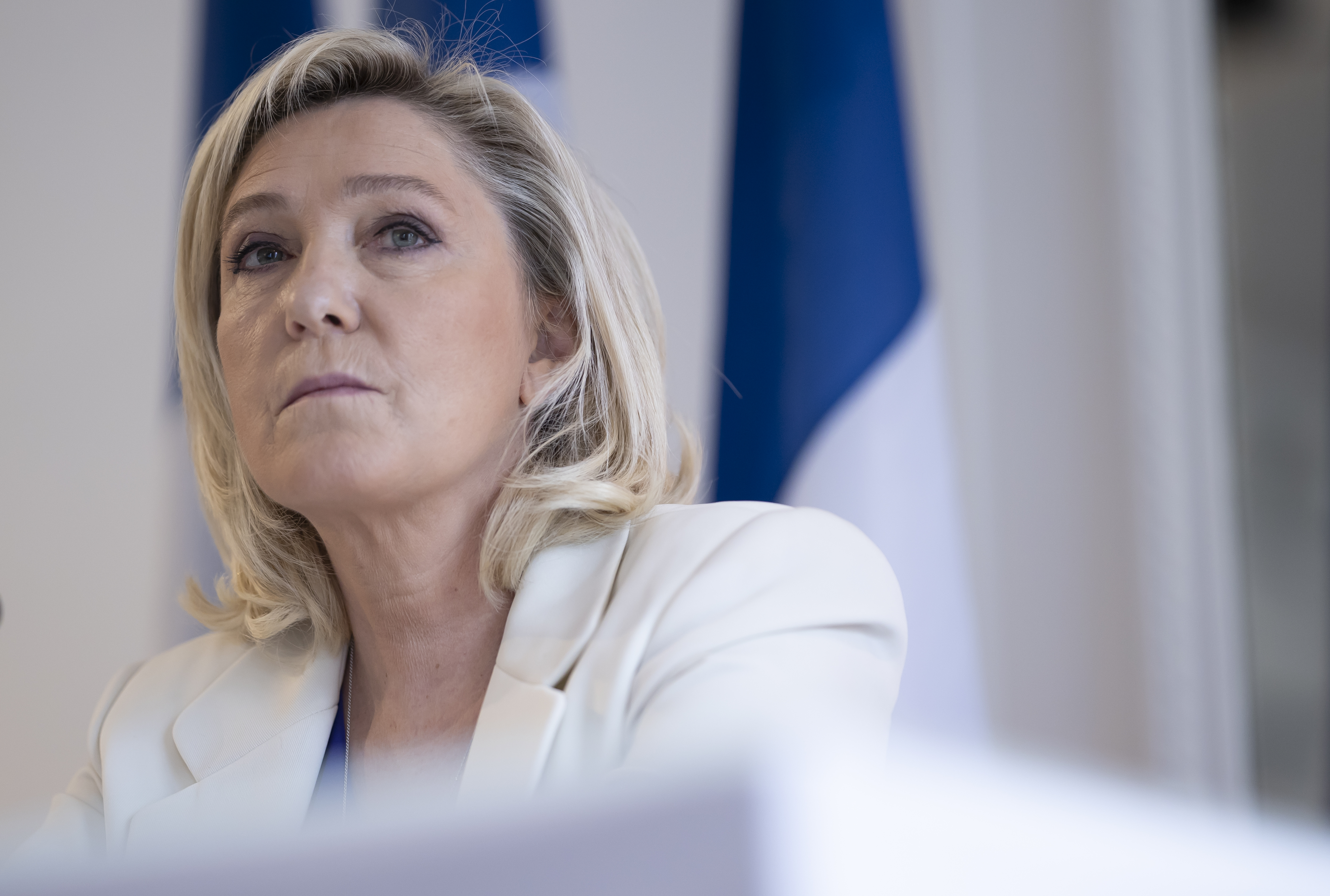 French far right politician Marine Le Pen attends launch of Avenir Francais movement
