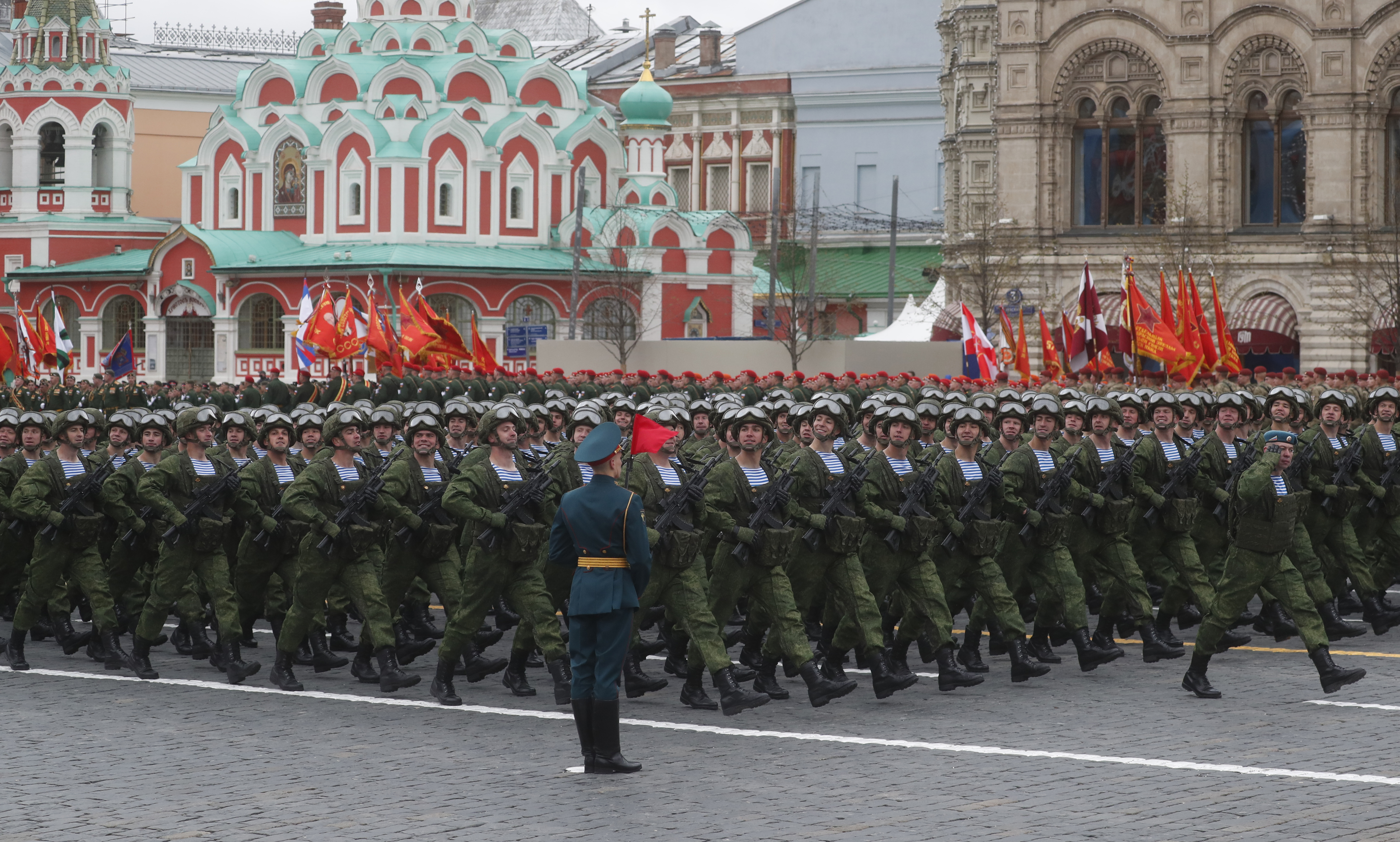 Victory Day Military parade in the Red Square in Moscow