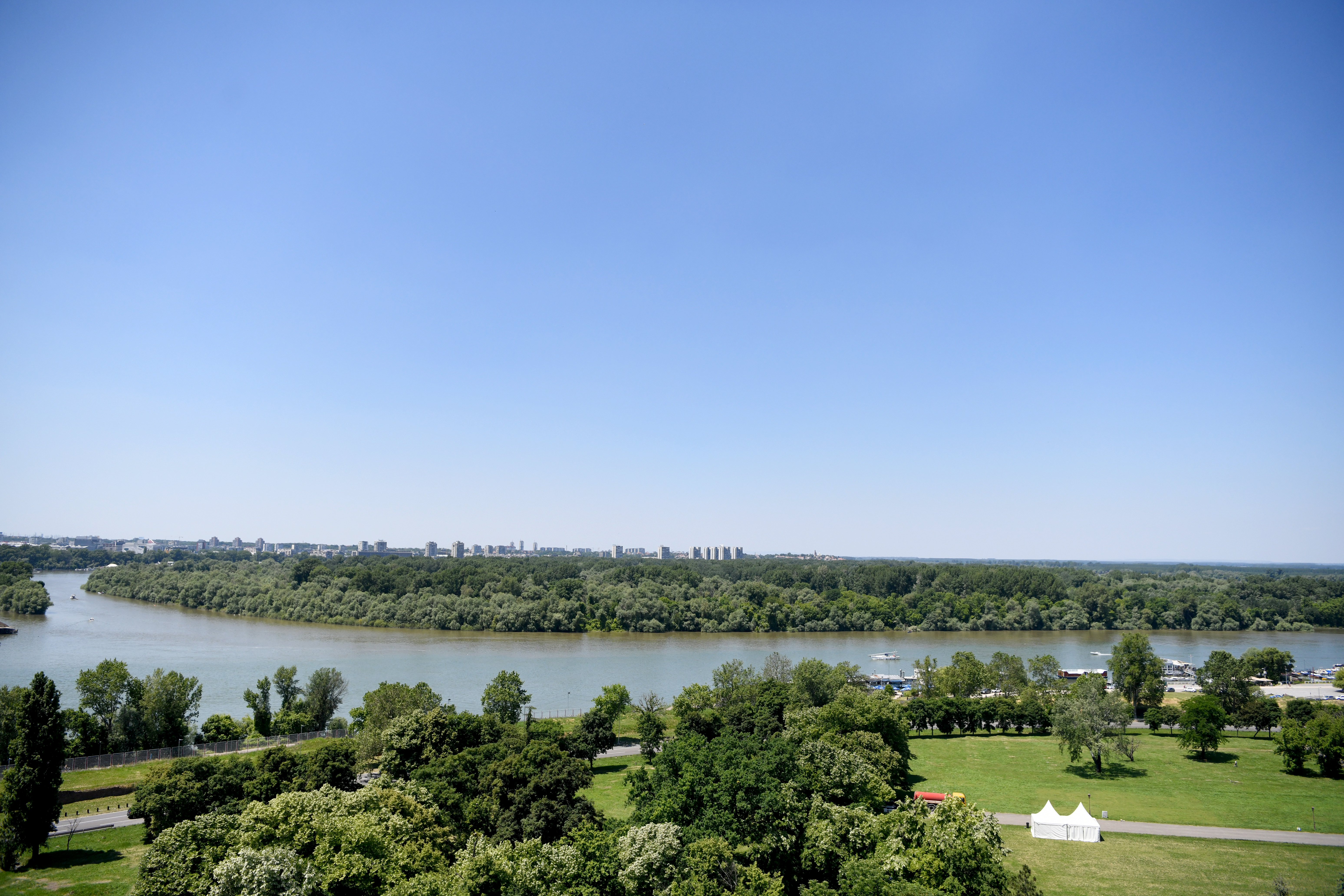 BEOGRAD 05.06.2021 Veliko ratno ostrvo, ratno ostrvo, Dunav, Sava foto:Vesn Lalic/Nova.rs