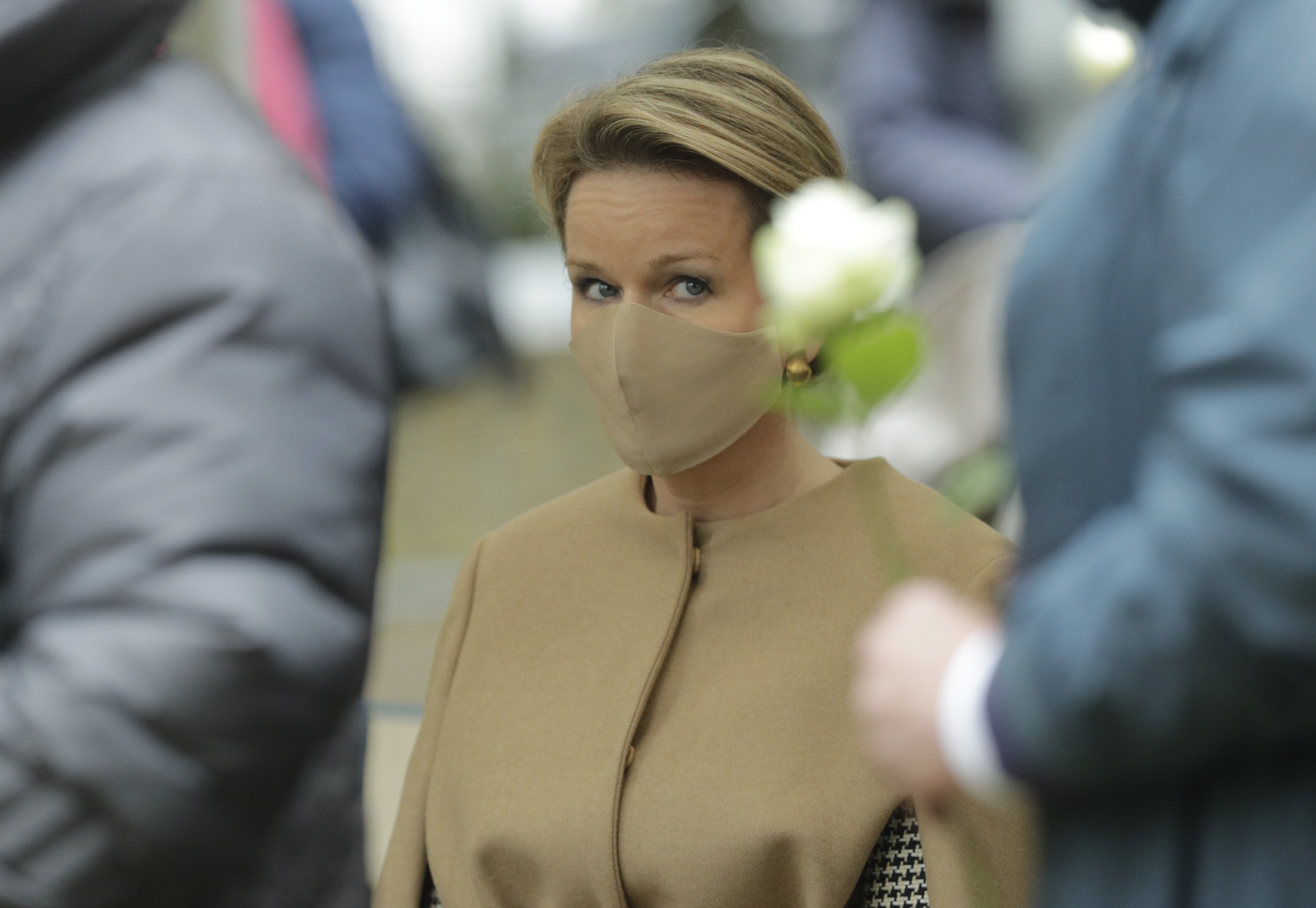 Queen Mathilde of Belgium 25th anniversary of the white march