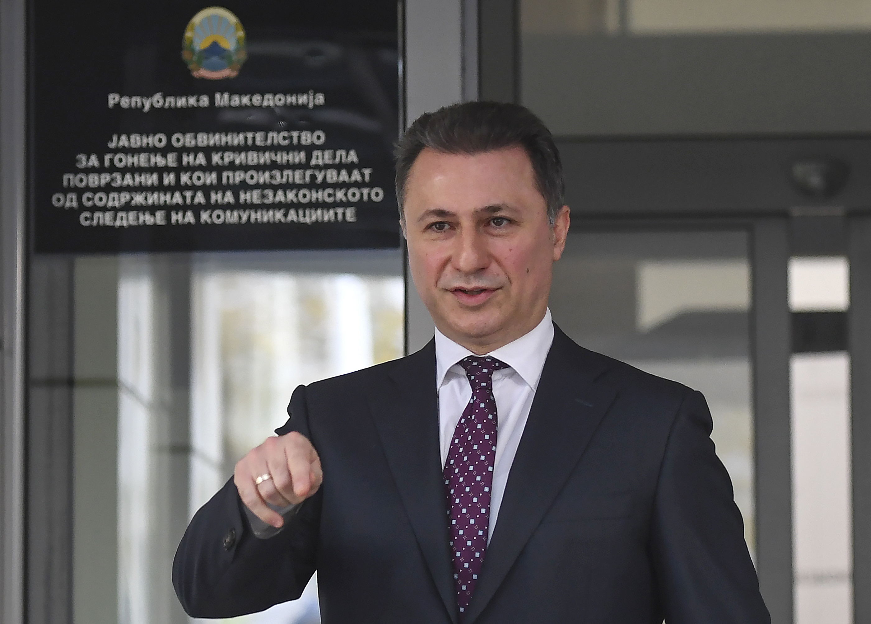 Former Macedonian PM Nikola Gruevski granted asylum in Hungary