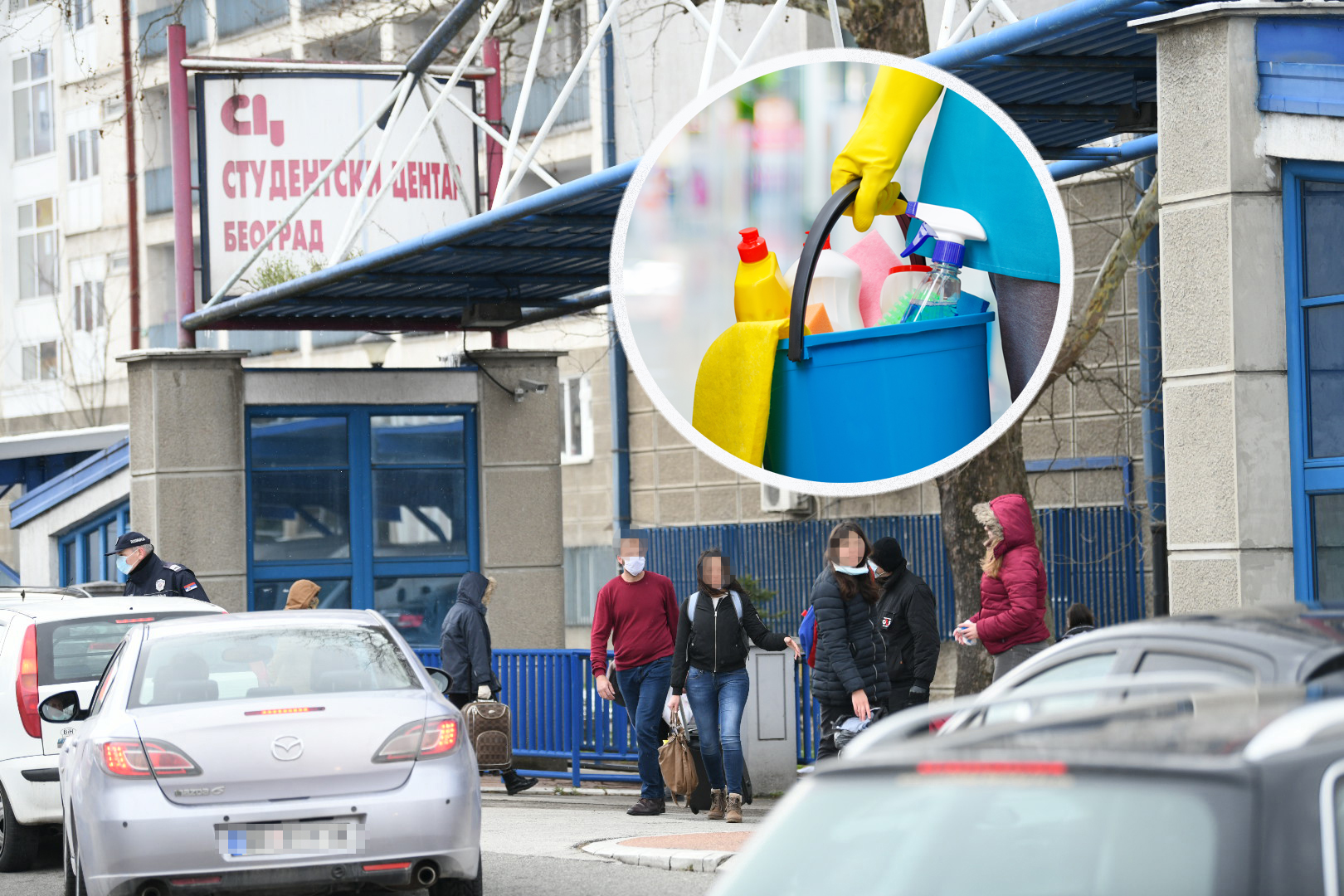 Studentski centar Beograd, čistačica
