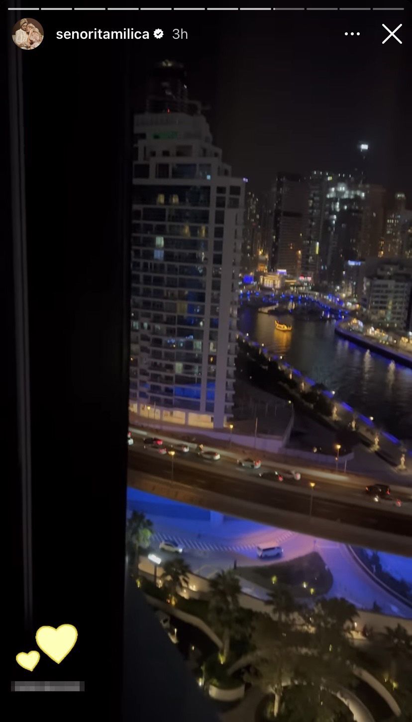 Milica Pavlović, Dubai Foto: Instagram/senoritamilica
