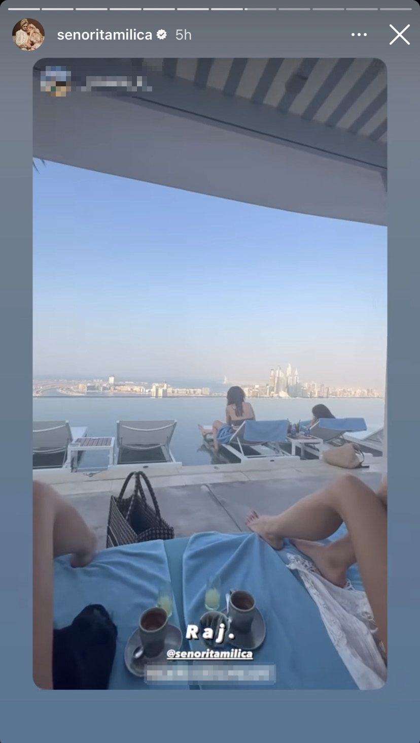 Milica Pavlović, Dubai Foto: Instagram/senoritamilica