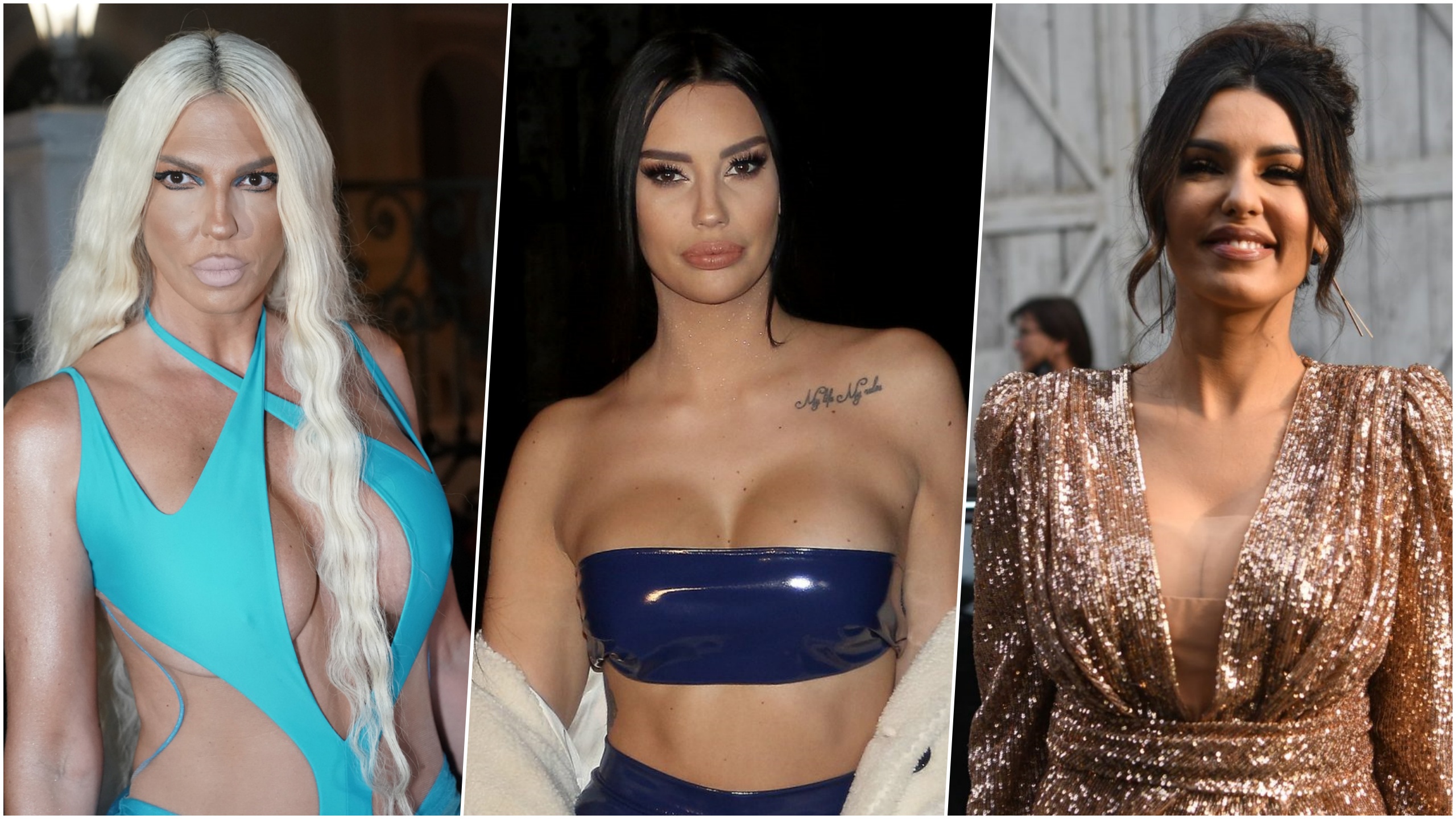 Jelena Karleuša, Katarina Grujić i Tanja Savić, kombo Foto: E-Stock/Časlav Vukojičić/Antonio Ahel/ATAImages/Filip Krainčanić/Nova.rs