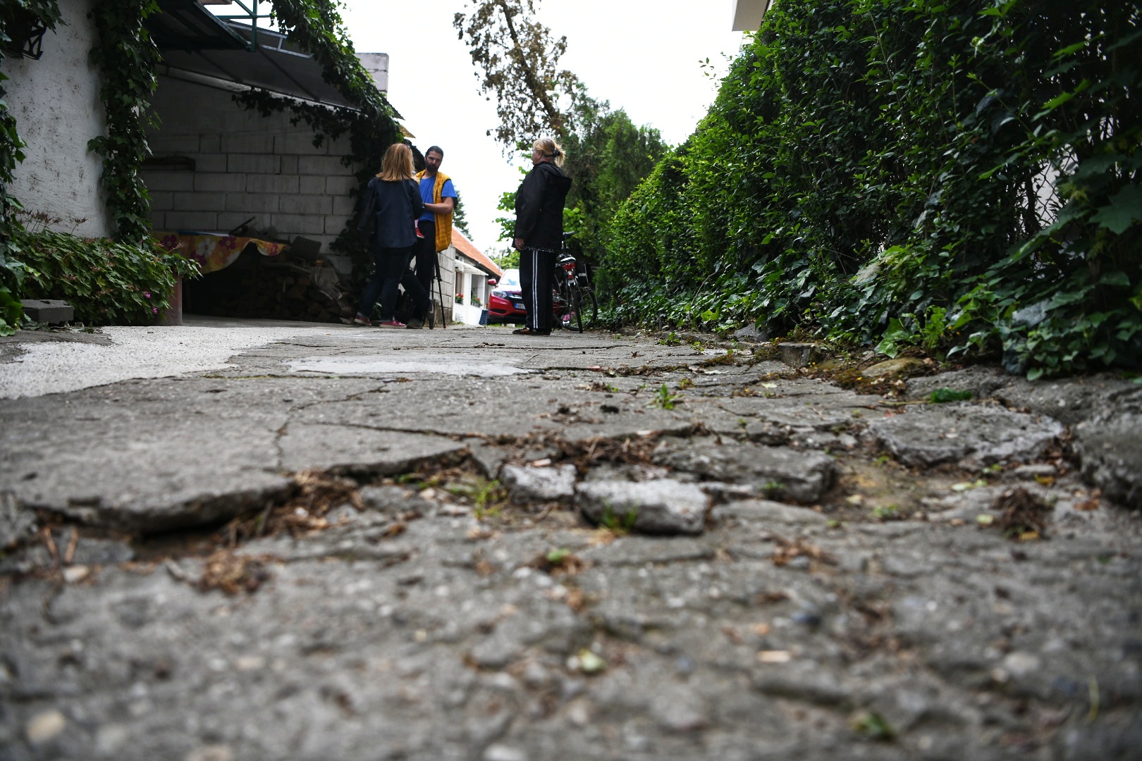 Zemun 21.05.2020. Novogradska ulica, kuce, tonu, zidovi, pucaju, sleganje zemljista, osteceni zidovi, stanari, Foto: Vesna Lalić/Nova.rs