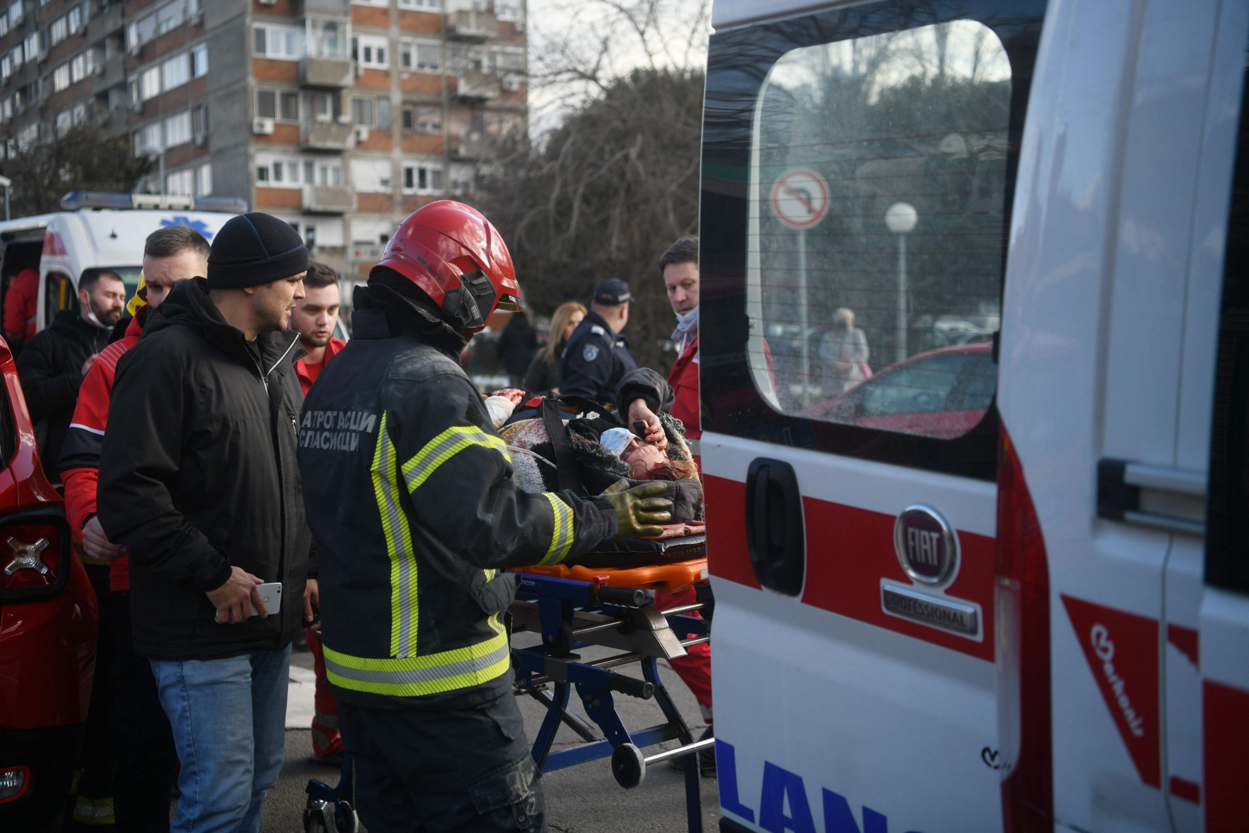 Beograd 18.01.2022. Stari merkator, pijaca, obrusen zid, plafon