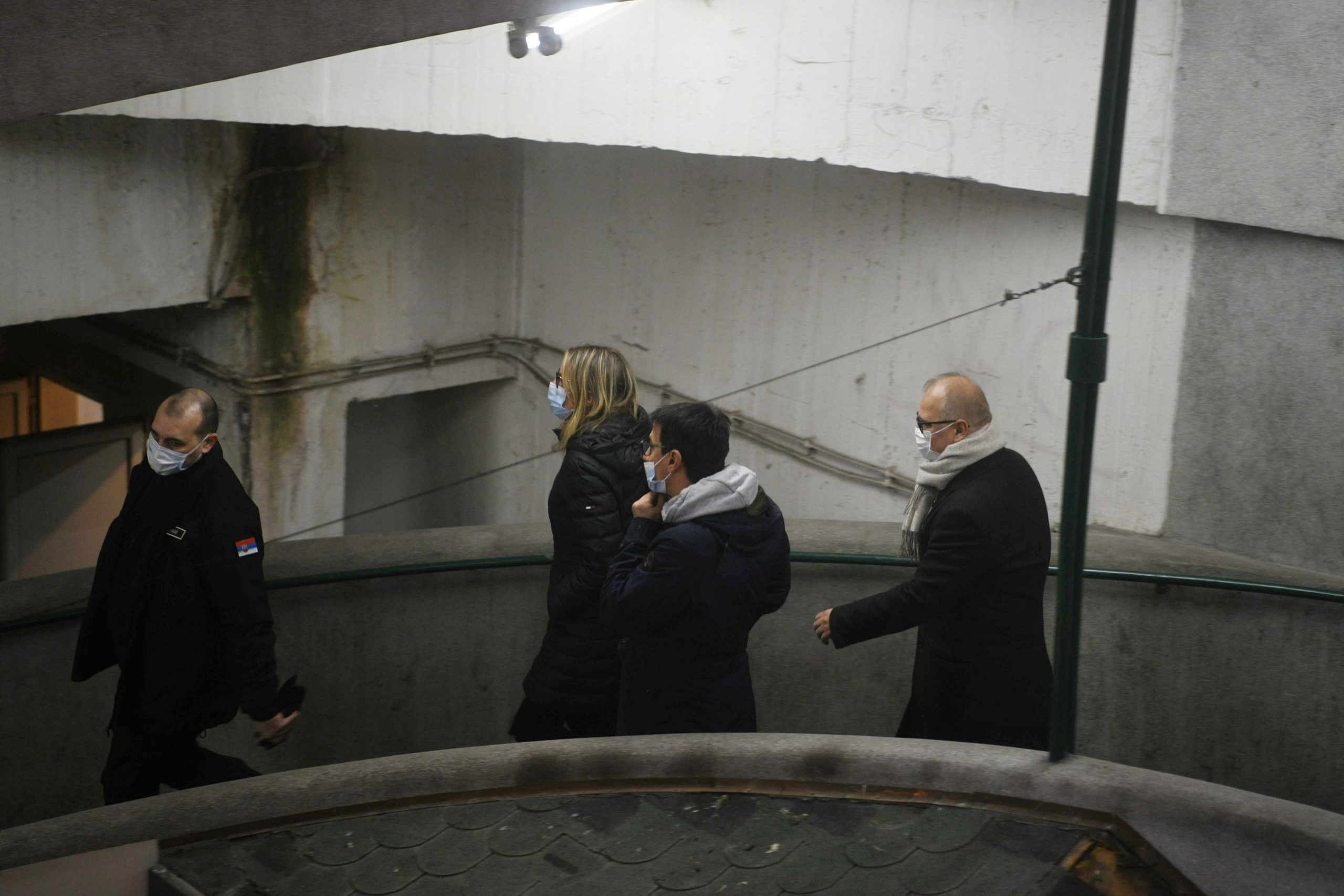 Beograd 18.01.2022. Stari merkator, pijaca, obrusen zid, plafon