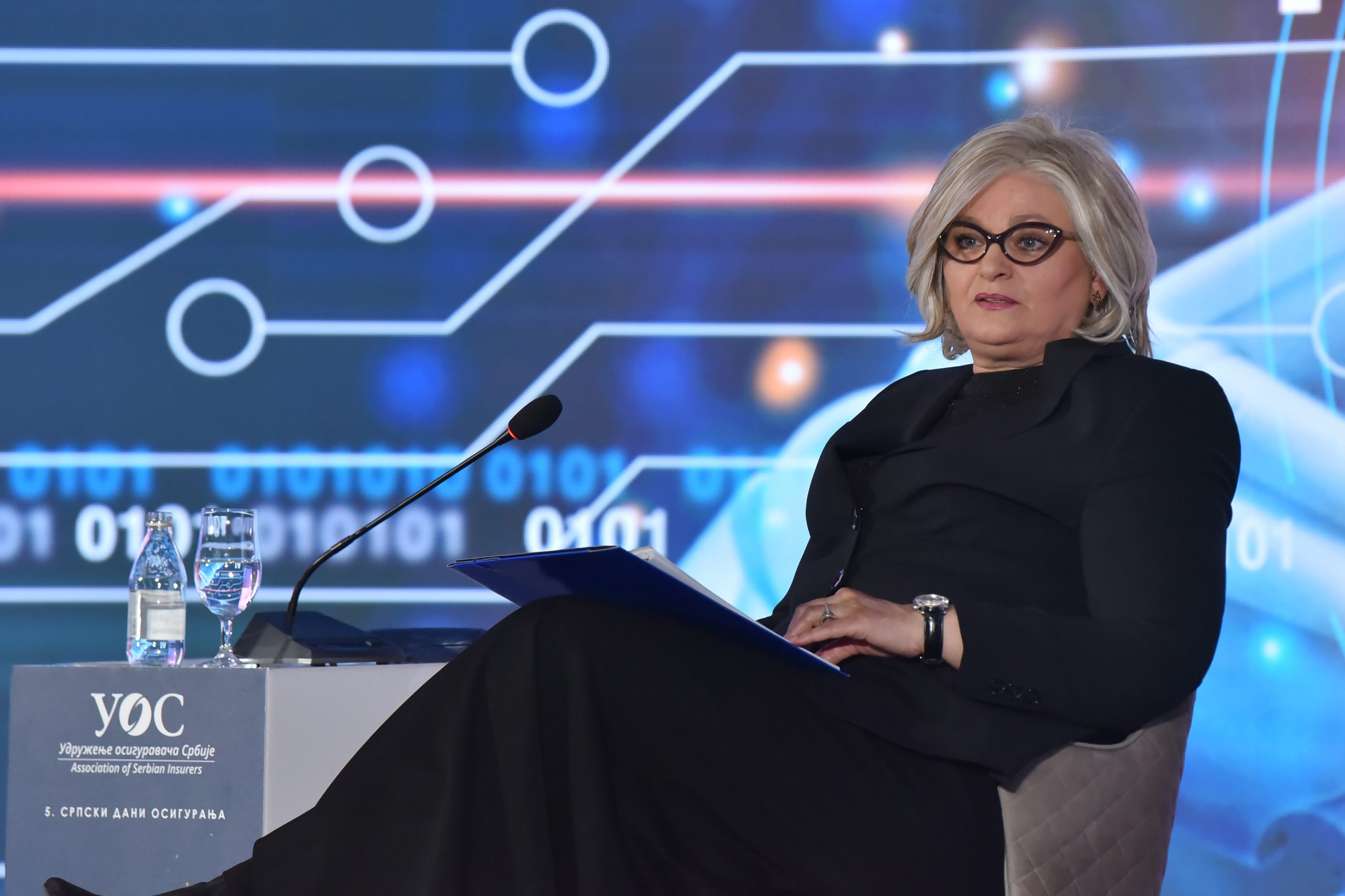 Arandjelovac, 25. novembra 2021. -  U Hotelu Arandjelovac, je govorila guvernerka Narodne banke Srbije (NBS) Jorgovanka Tabakovic, na otvaranju konferencije "Srpski dani osiguranja 2021" . FOTO TANJUG/ MILOS MILIVOJEVIC/ bg